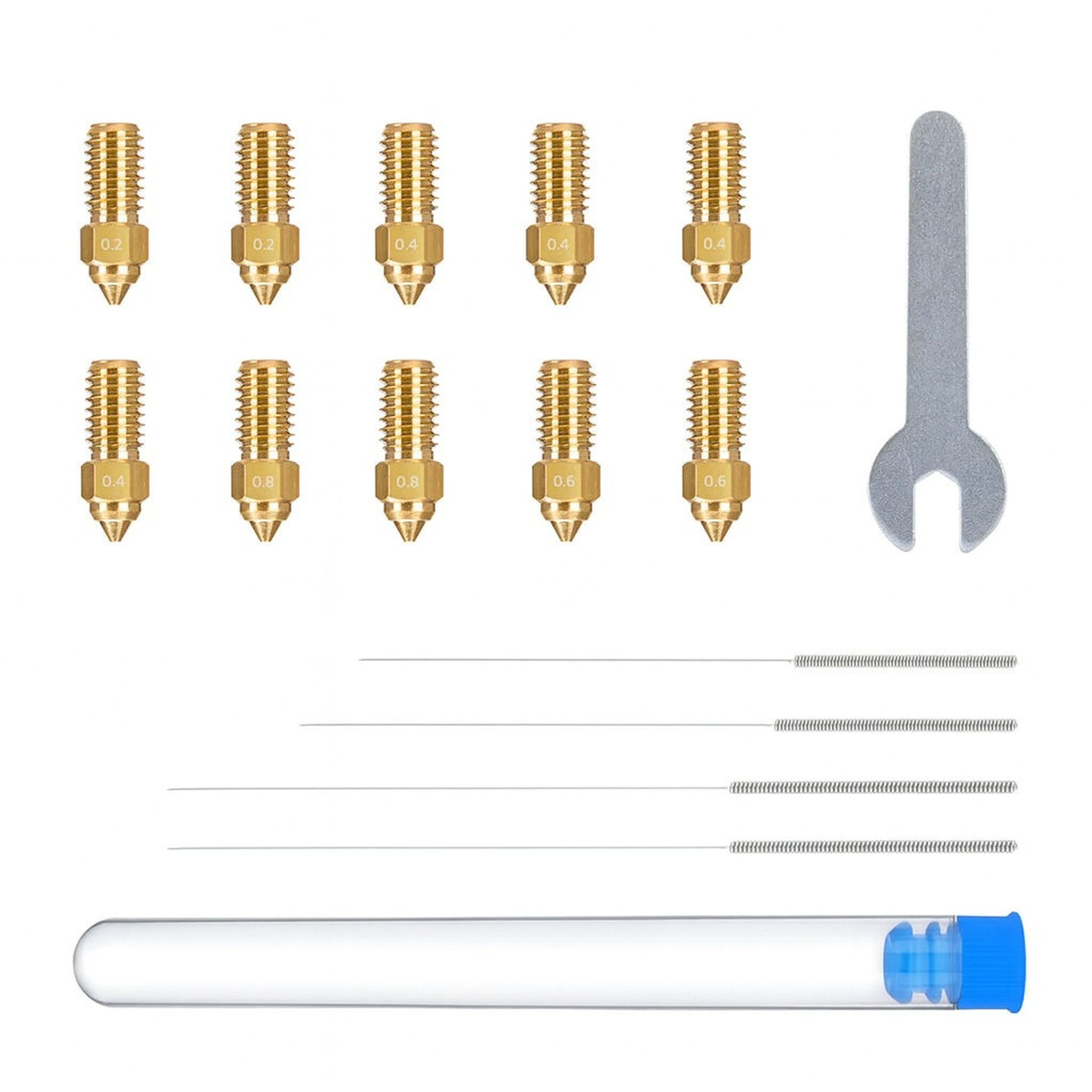 Multi-Size Brass Nozzle Kit for Neptune 4/ 4 Pro