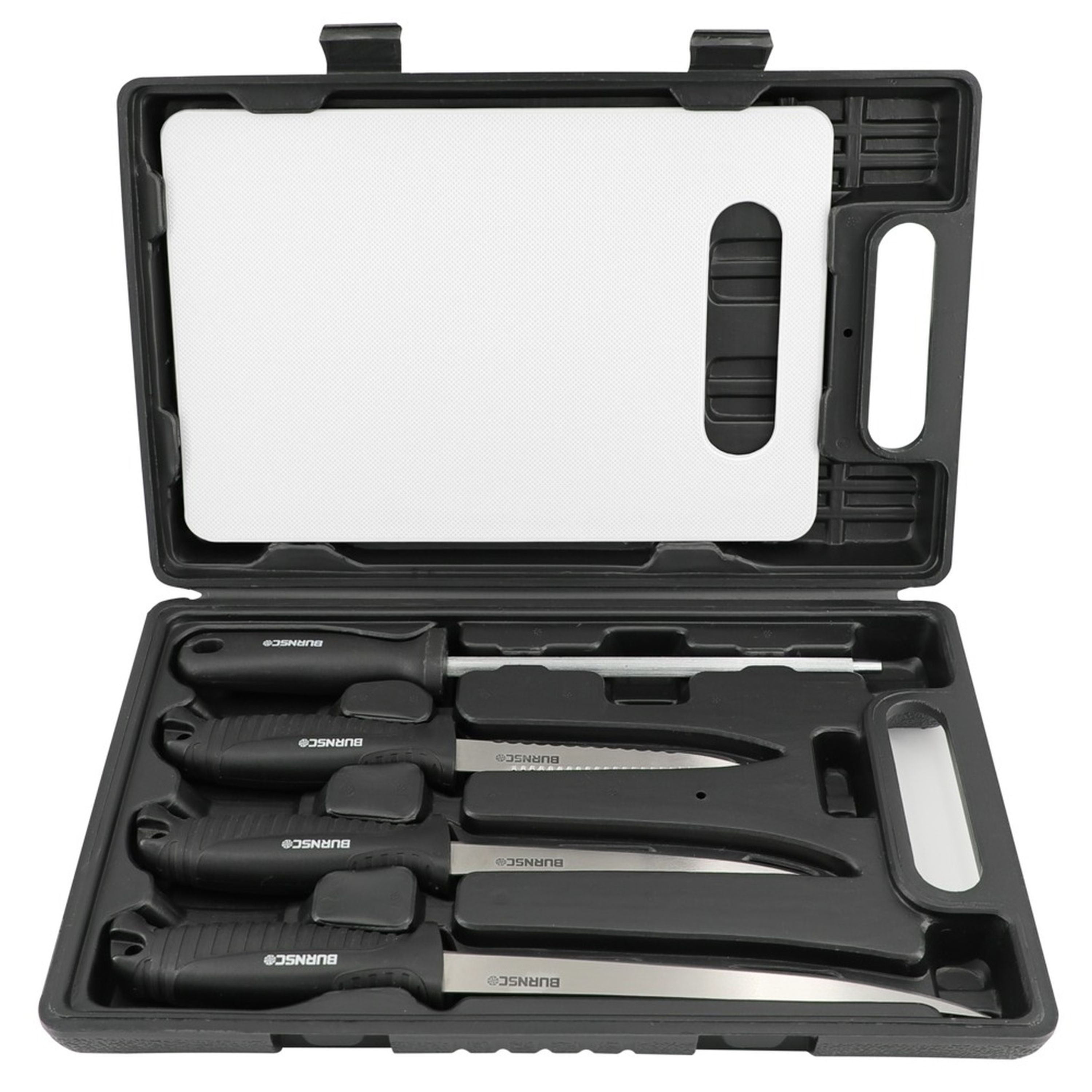 Burnsco Filleting Knife Set 5pc with Carry Case