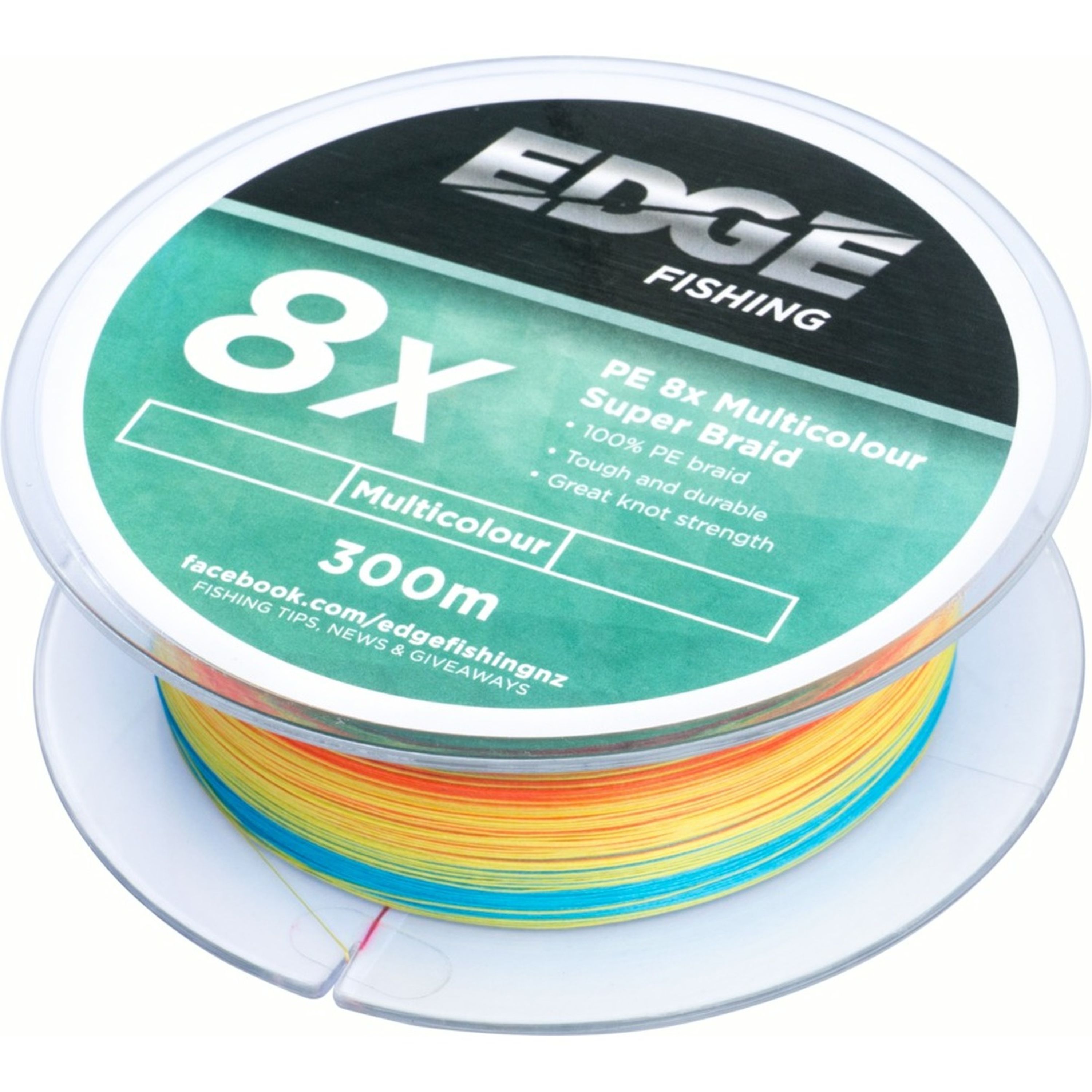 Edge Braid PE 8X Multi Colour 300m 20LB