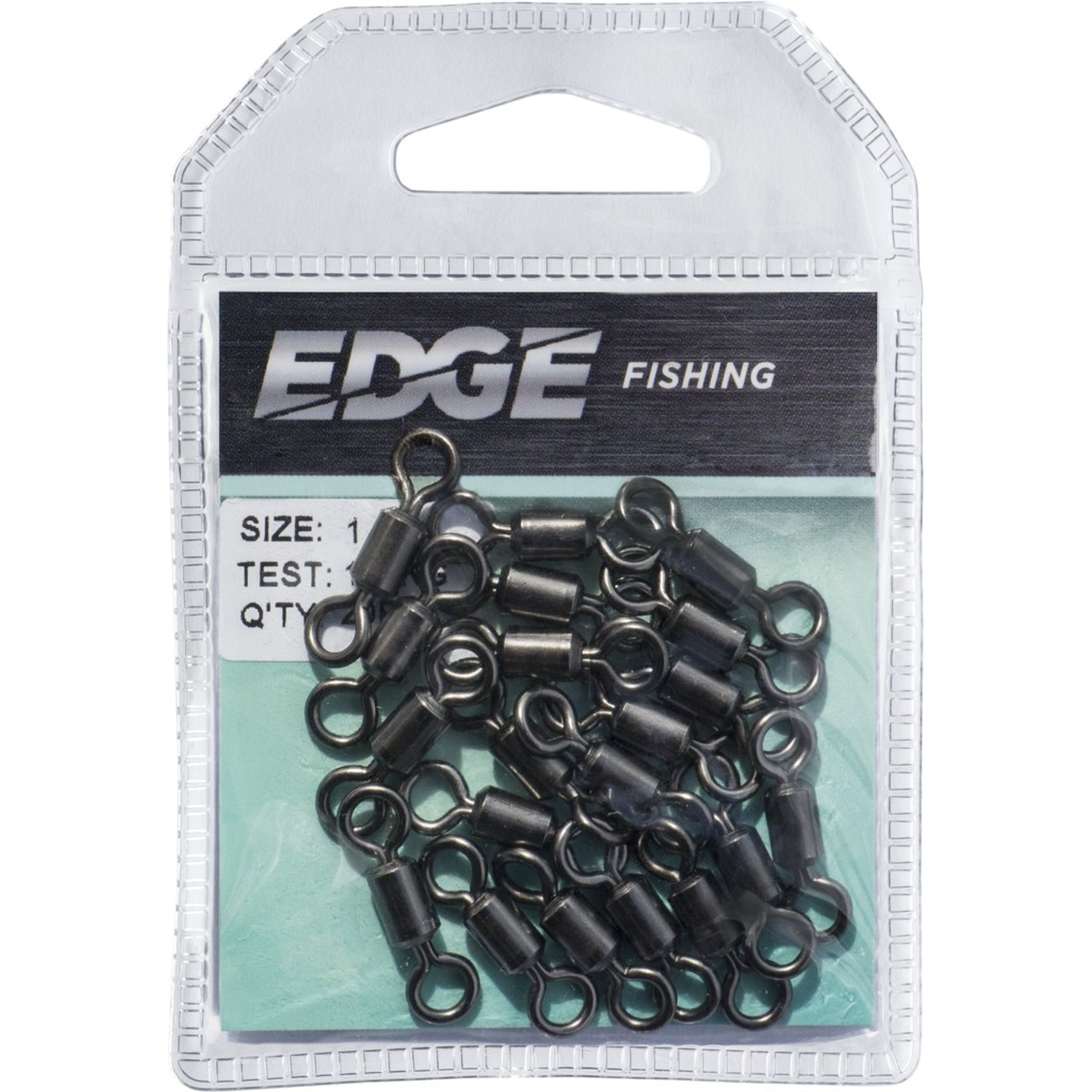 Edge Rolling Swivel SS 1/0 16pc