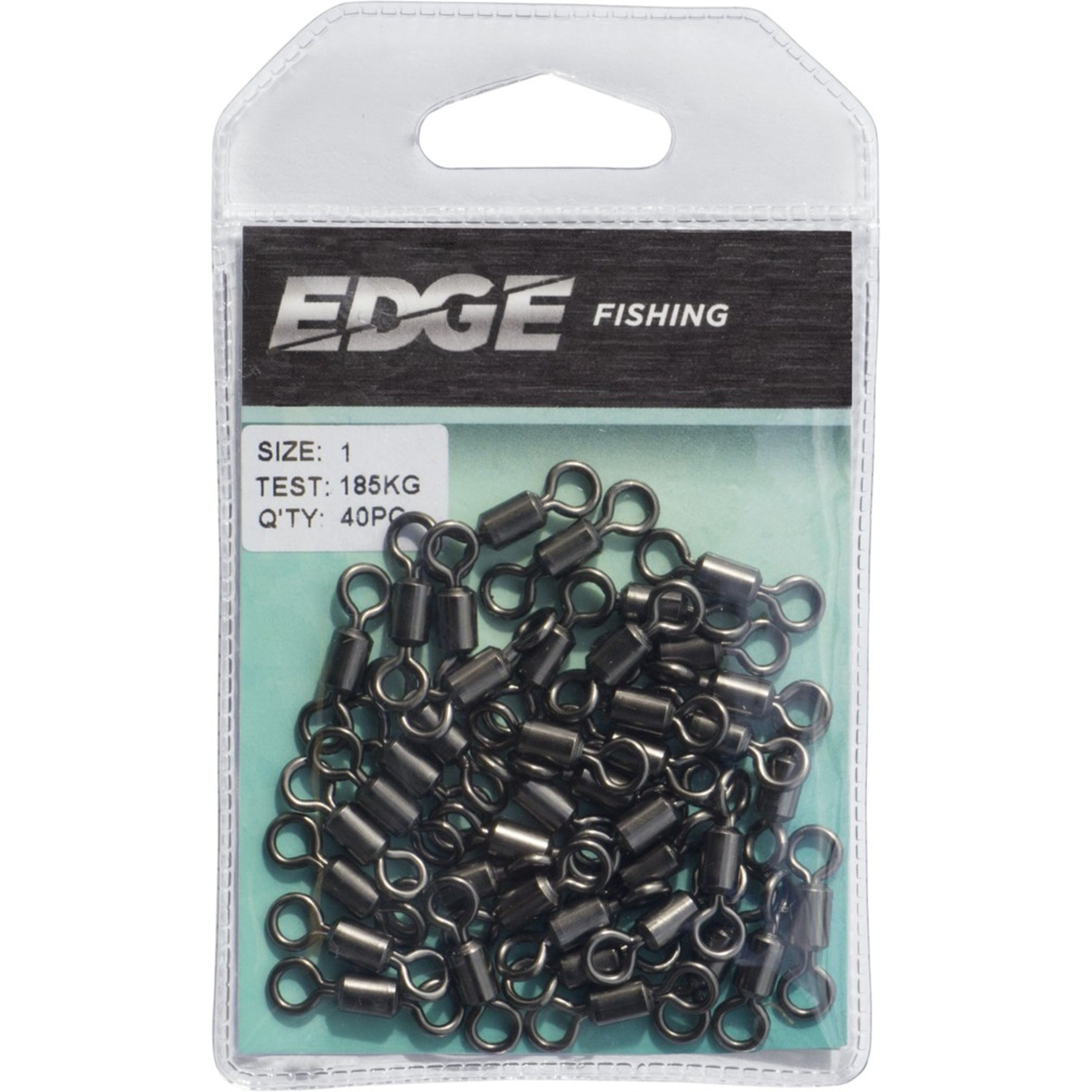 Edge Rolling Swivel SS 1/0 34pc