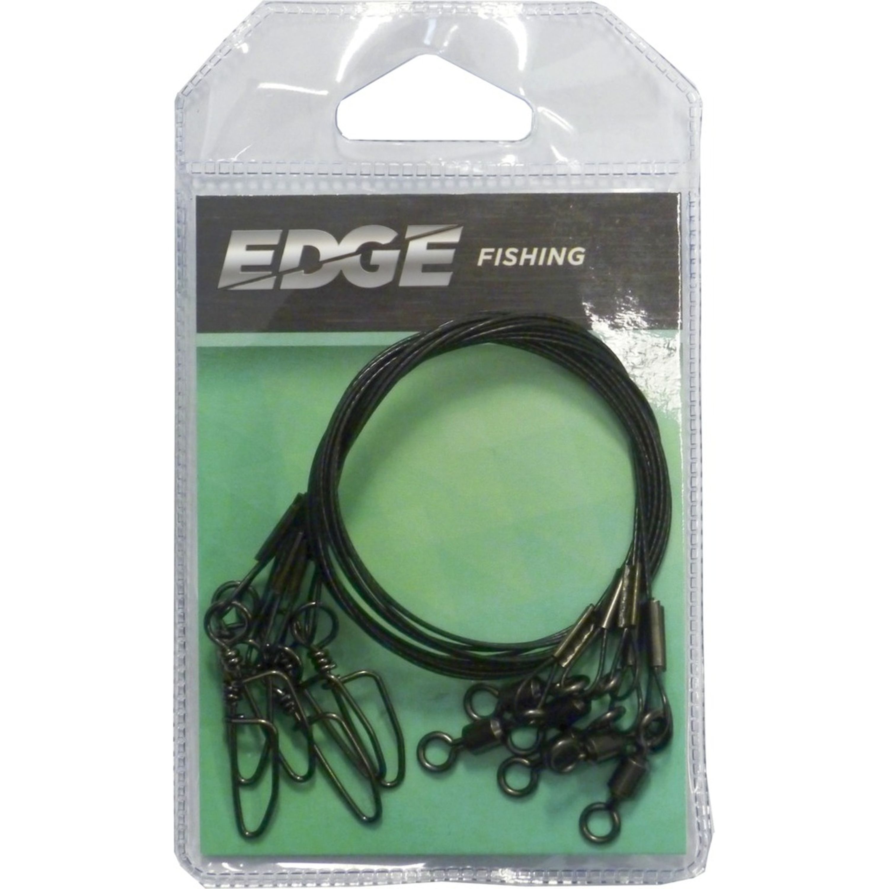 Edge Wire Leader SS 80lbx18in 6pk