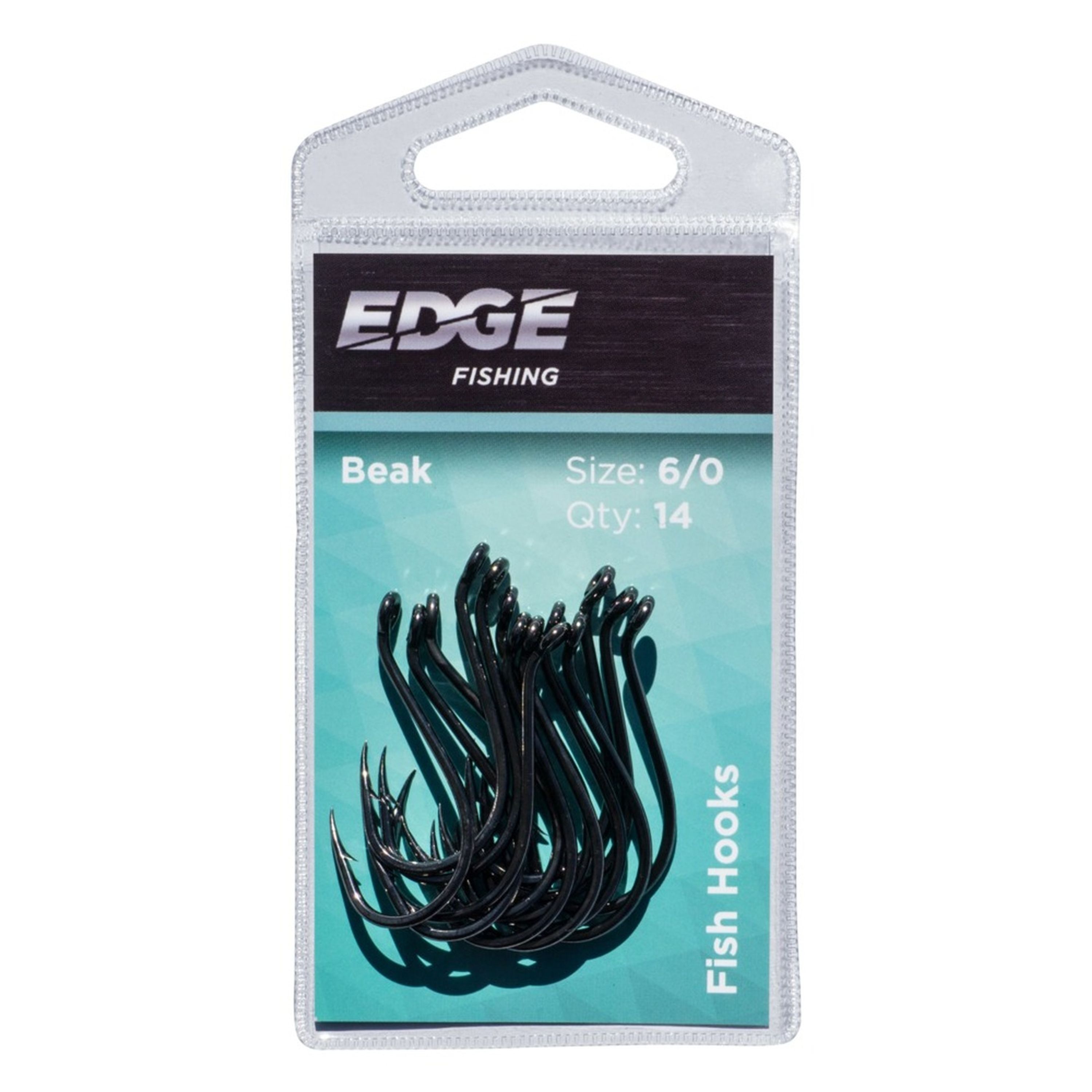 Edge Beak Hook Standard Packs 6/0