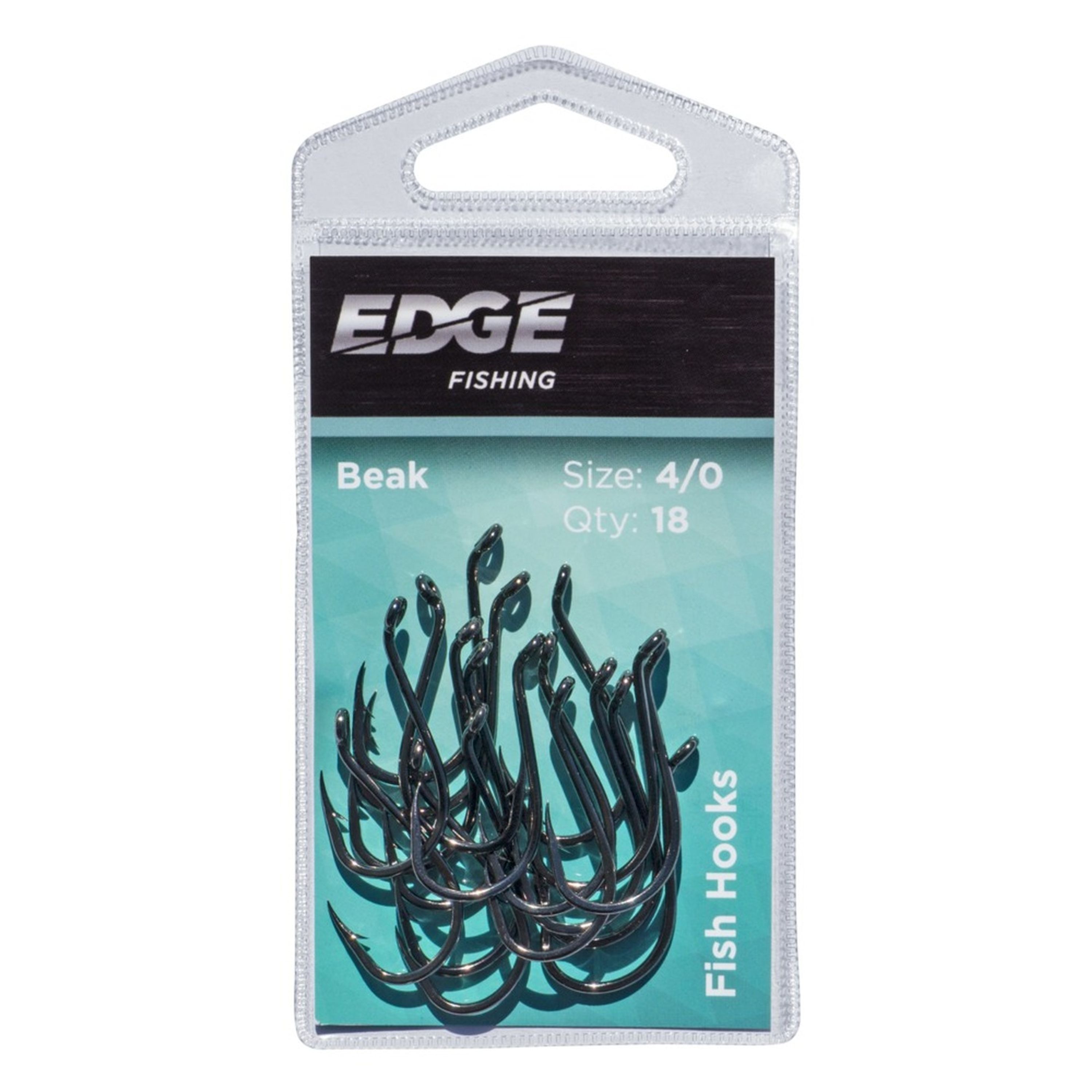 Edge Beak Hook Standard Packs 4/0 18 pack