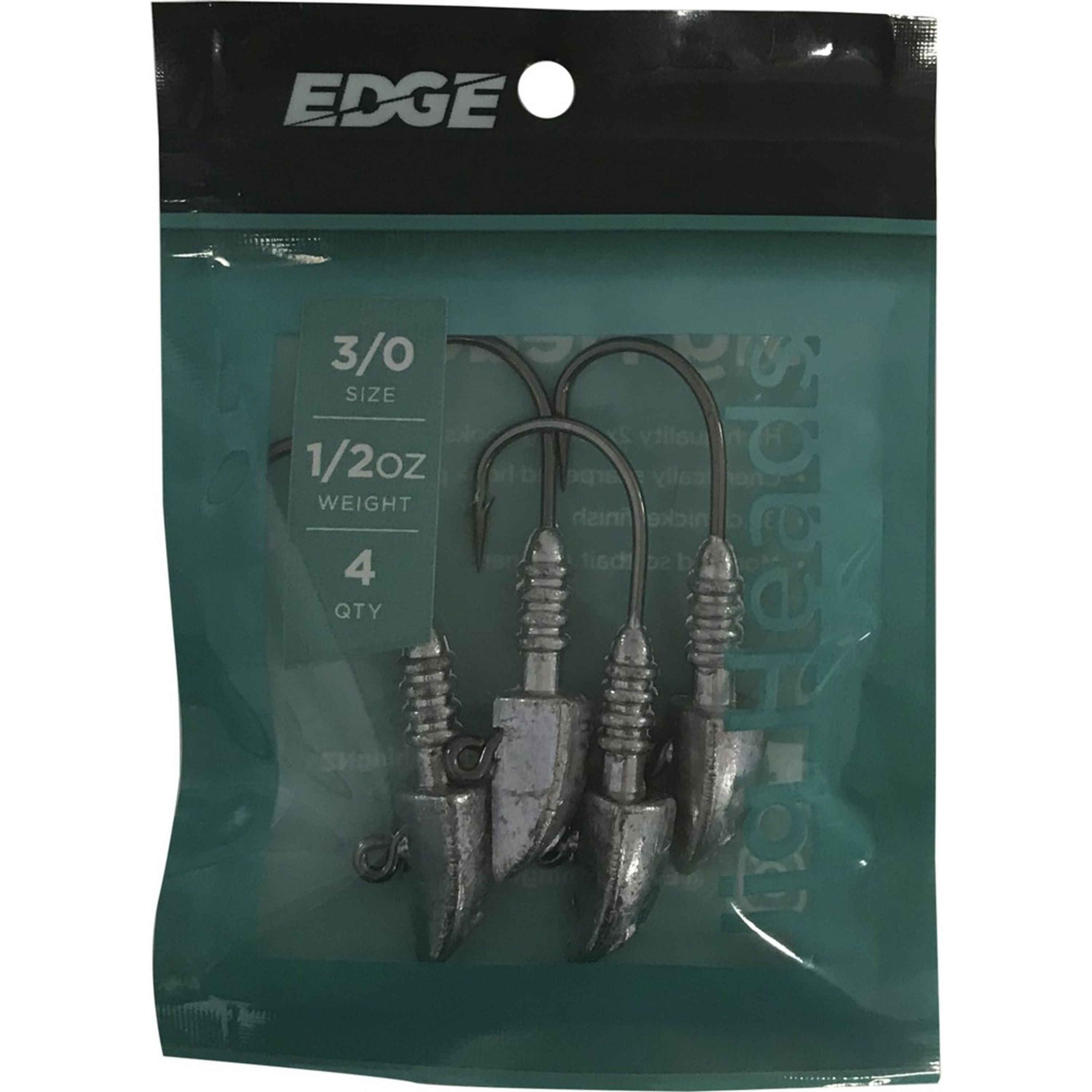 Edge Jig Head 1/2oz 3/0 4pc