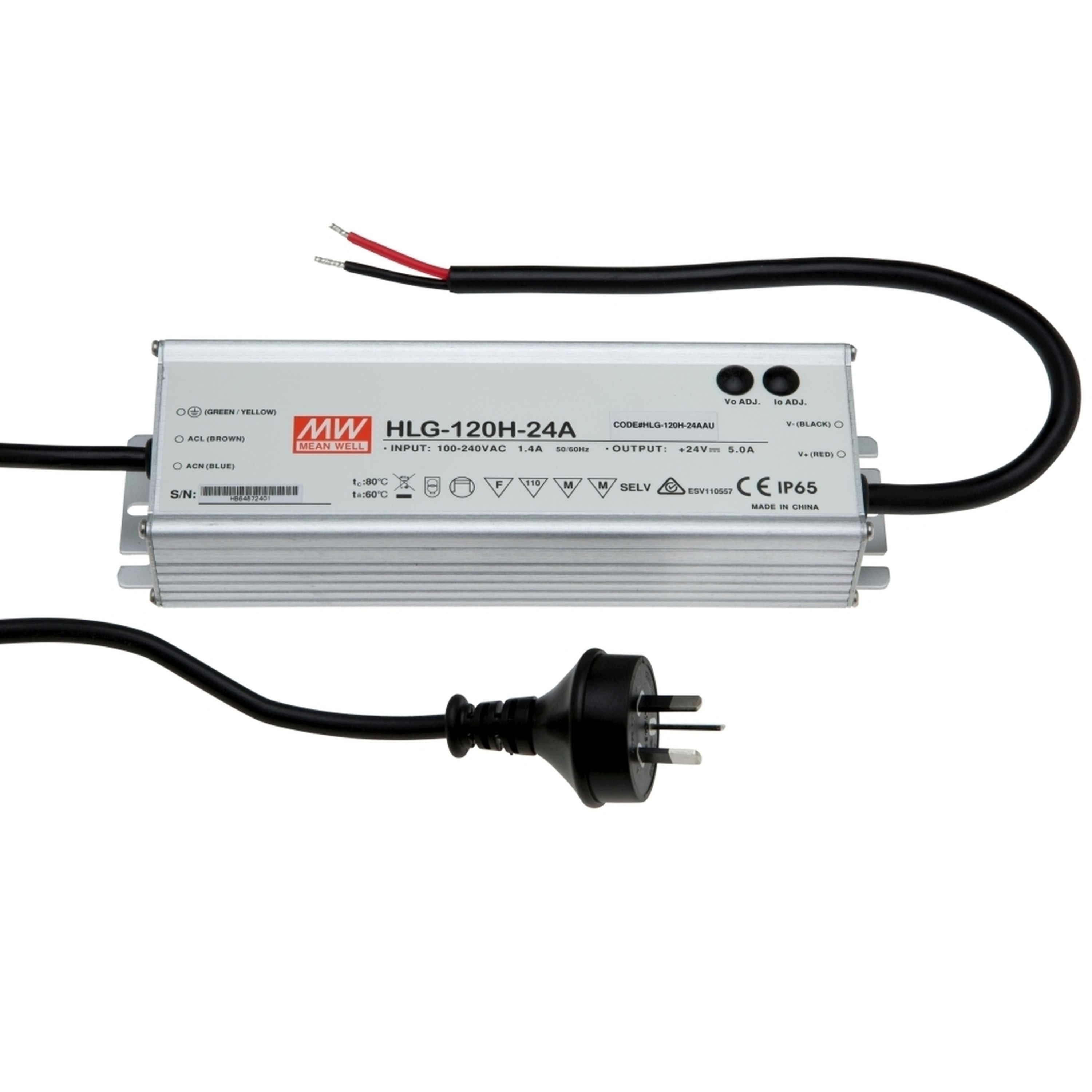 25W 12V 2.1A Waterproof Dimmable Constant Current LED Driver with AU Mains Plug