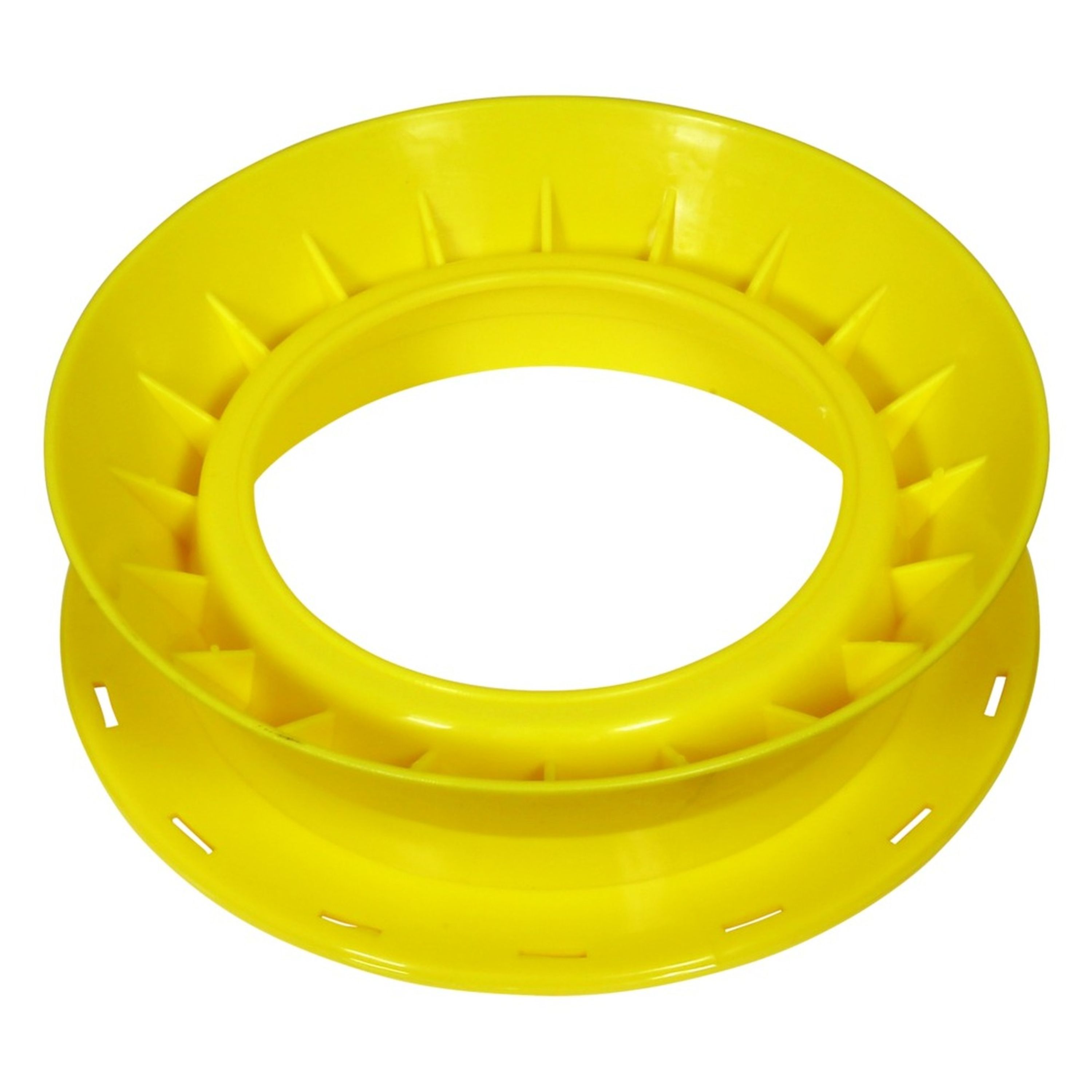 Hand Caster Yellow 190mm Plain