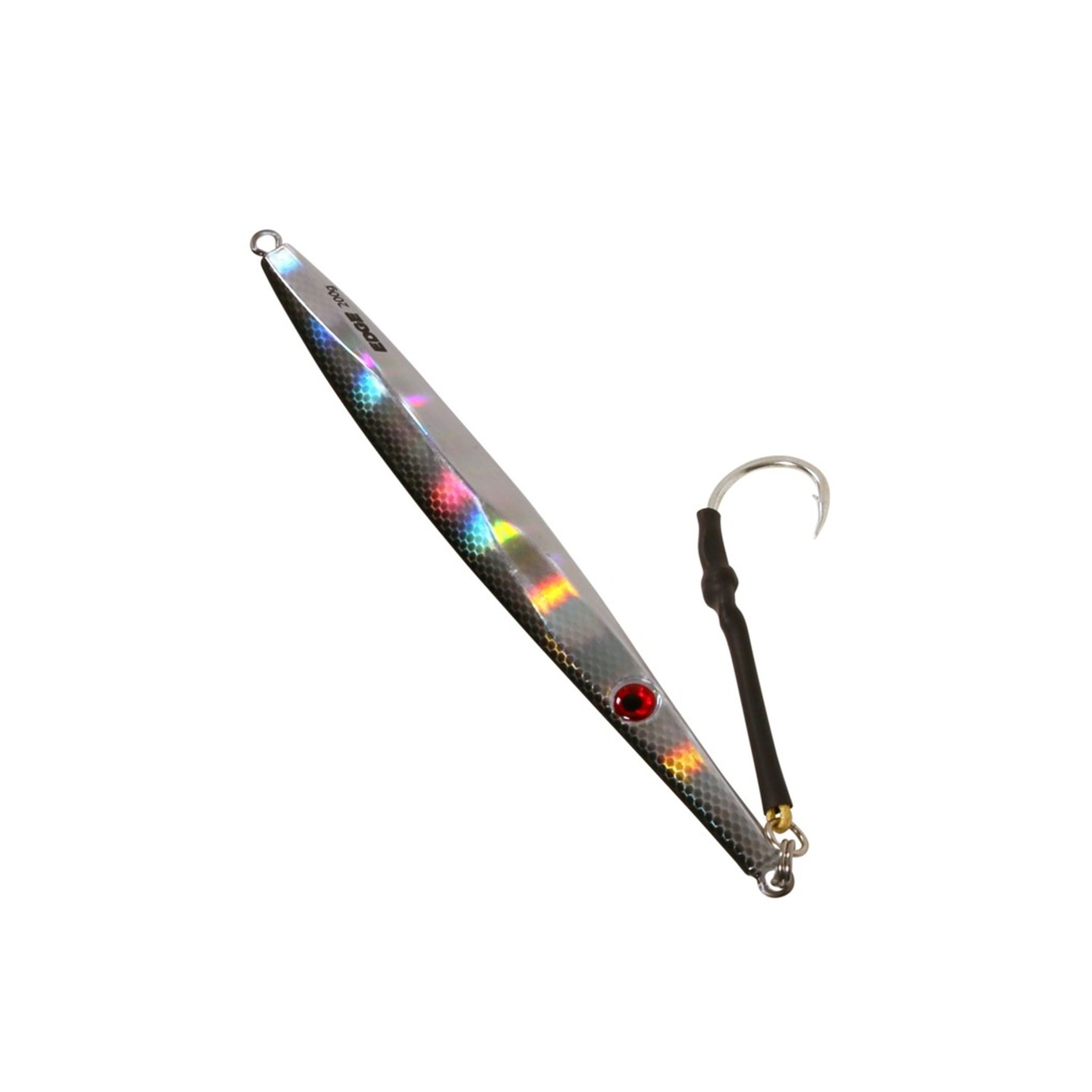 Edge 200g Flutter Jig Black/Silver