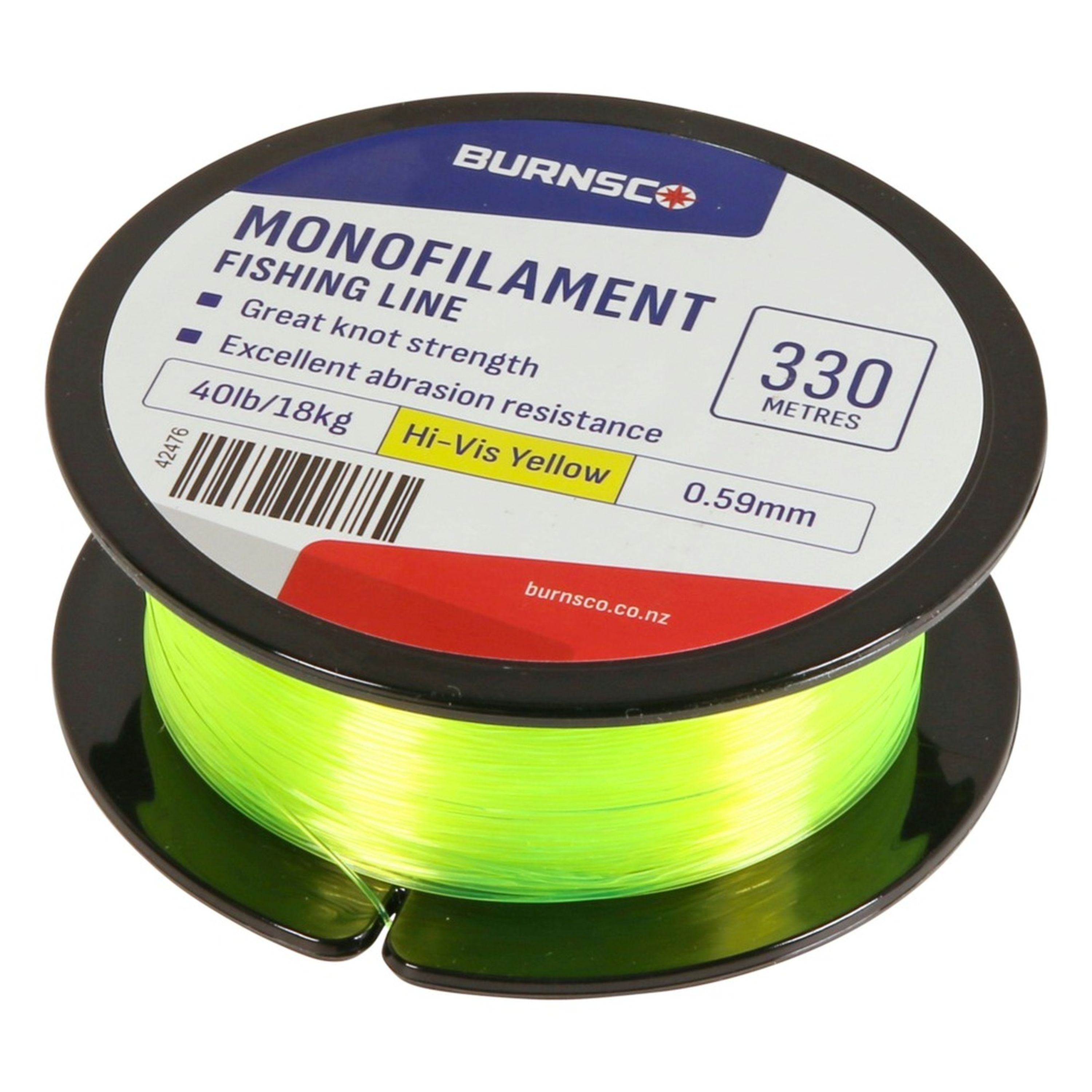 Burnsco Hi-Vis Yellow Mono 40lb