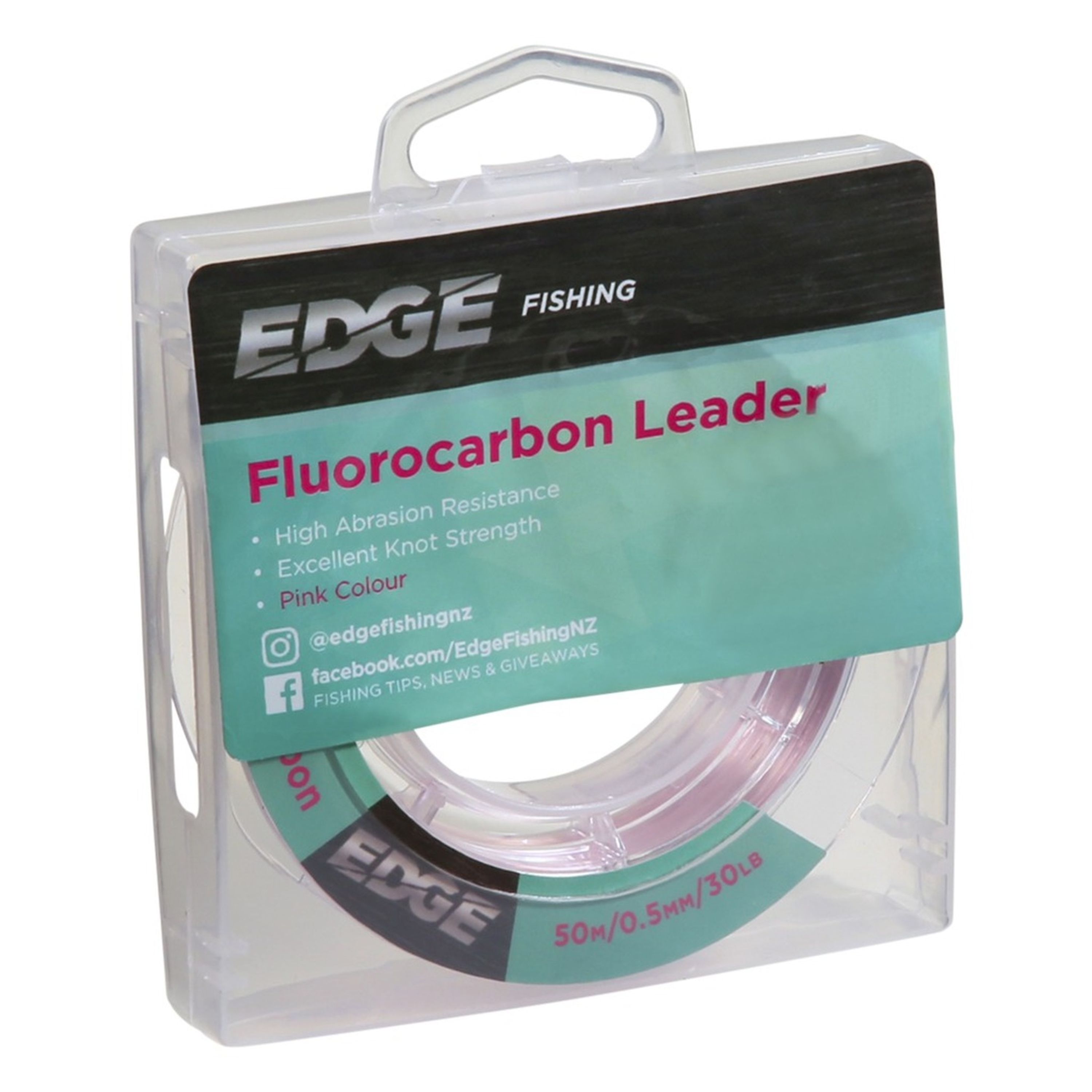 Edge Pink Fluorocarbon 30lb 50m