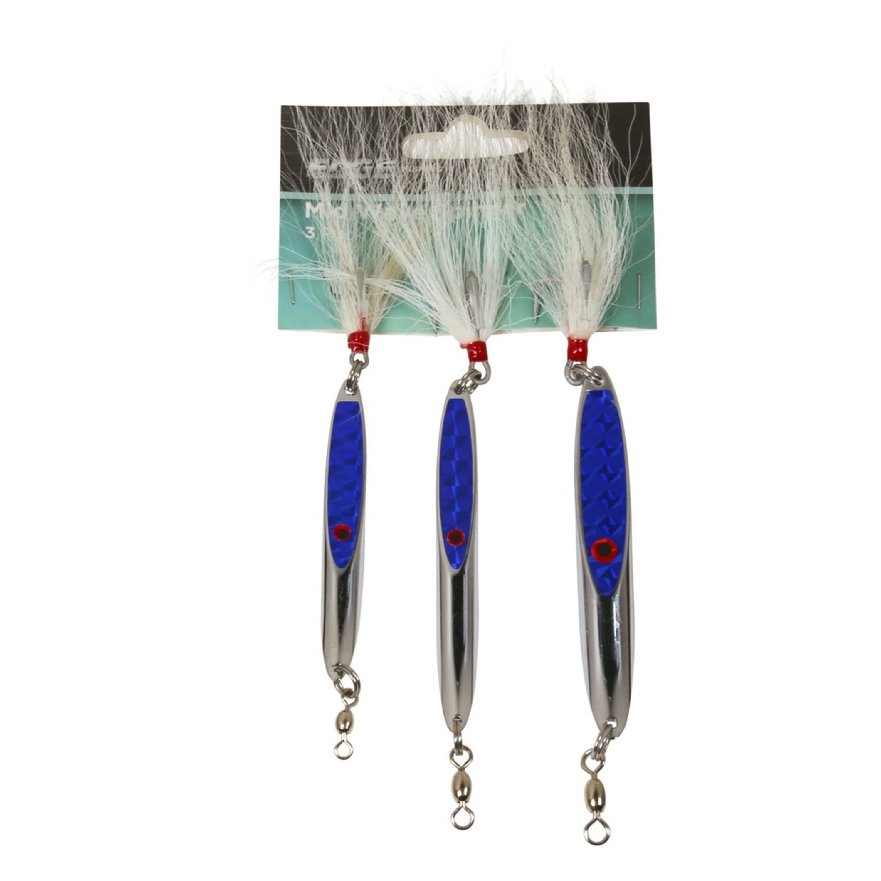 Edge Mid Wave Spinner Silver/Blue 3pk