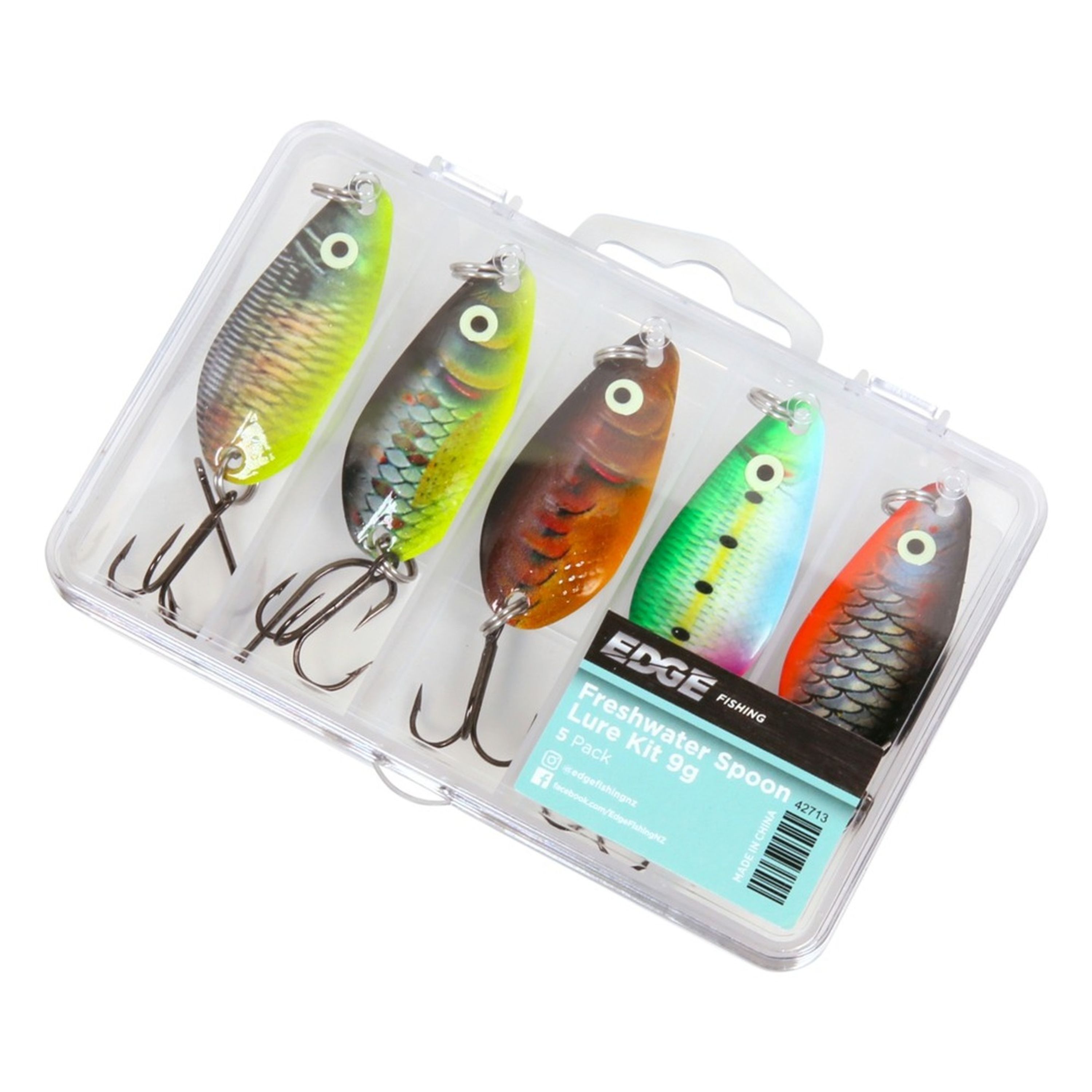 Edge Freshwater 9g Spoon 5pk