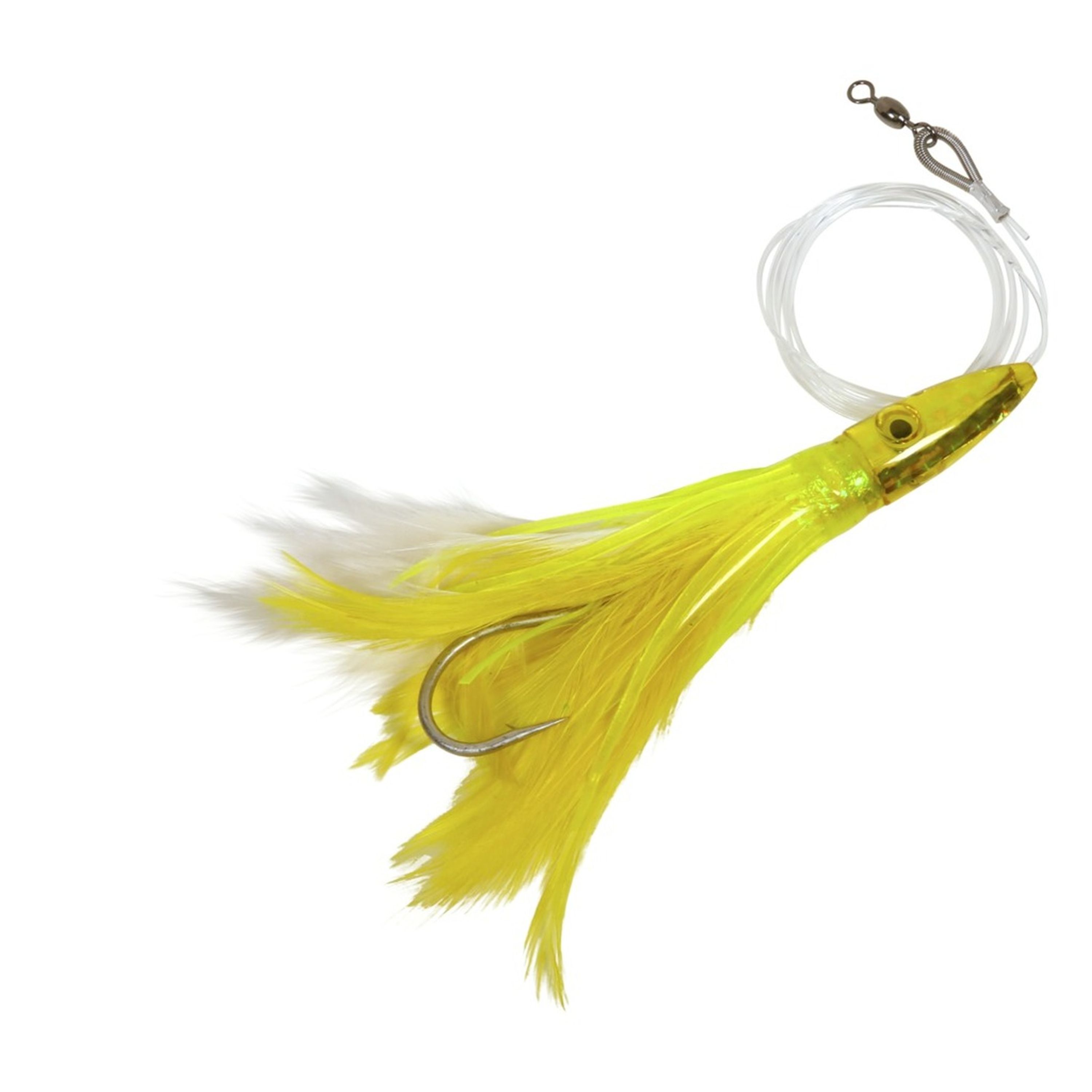 Edge Trolling Feather Lure 6pk 6 Rigged