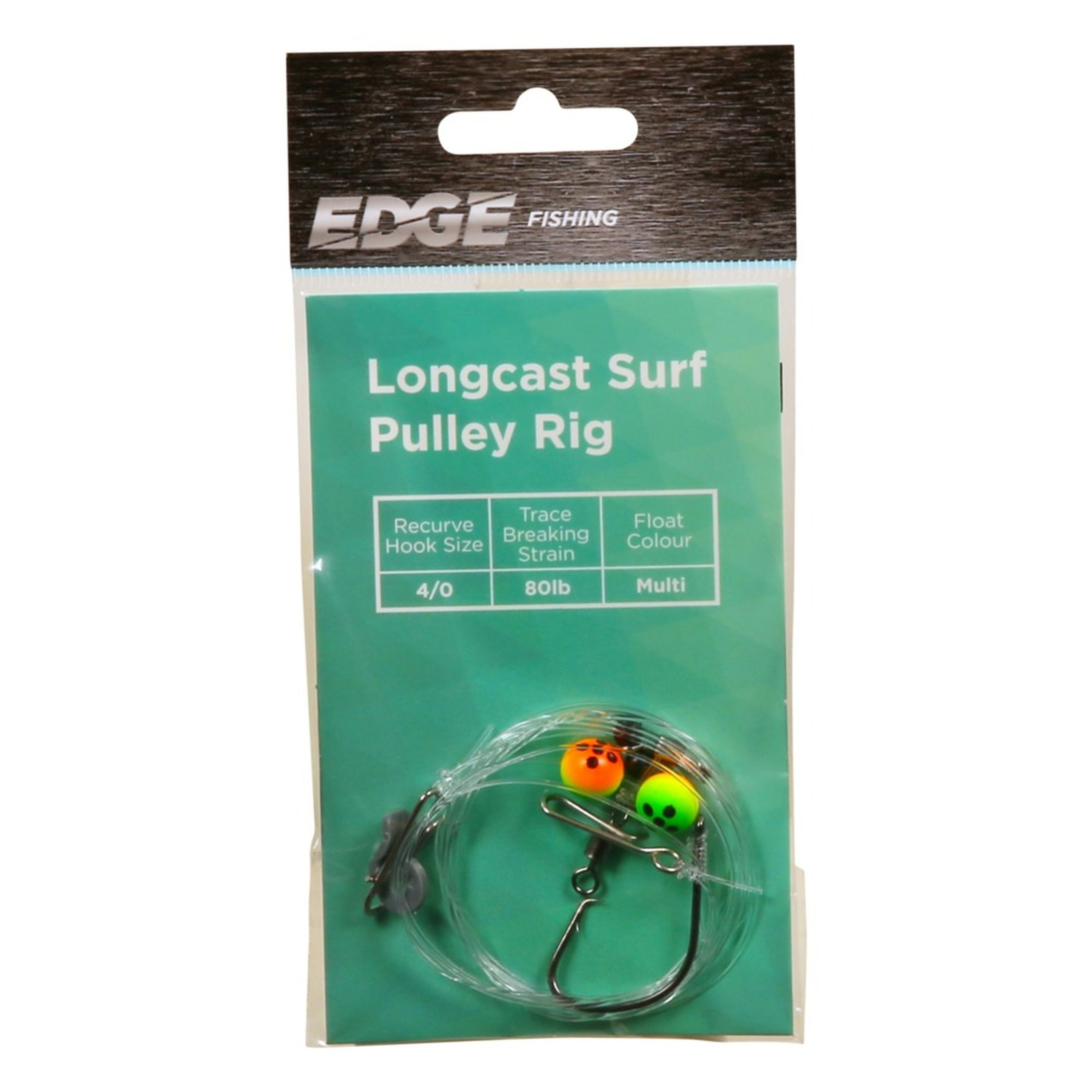 Edge Long Cast Multicolour Surf Pully Rig 4/0