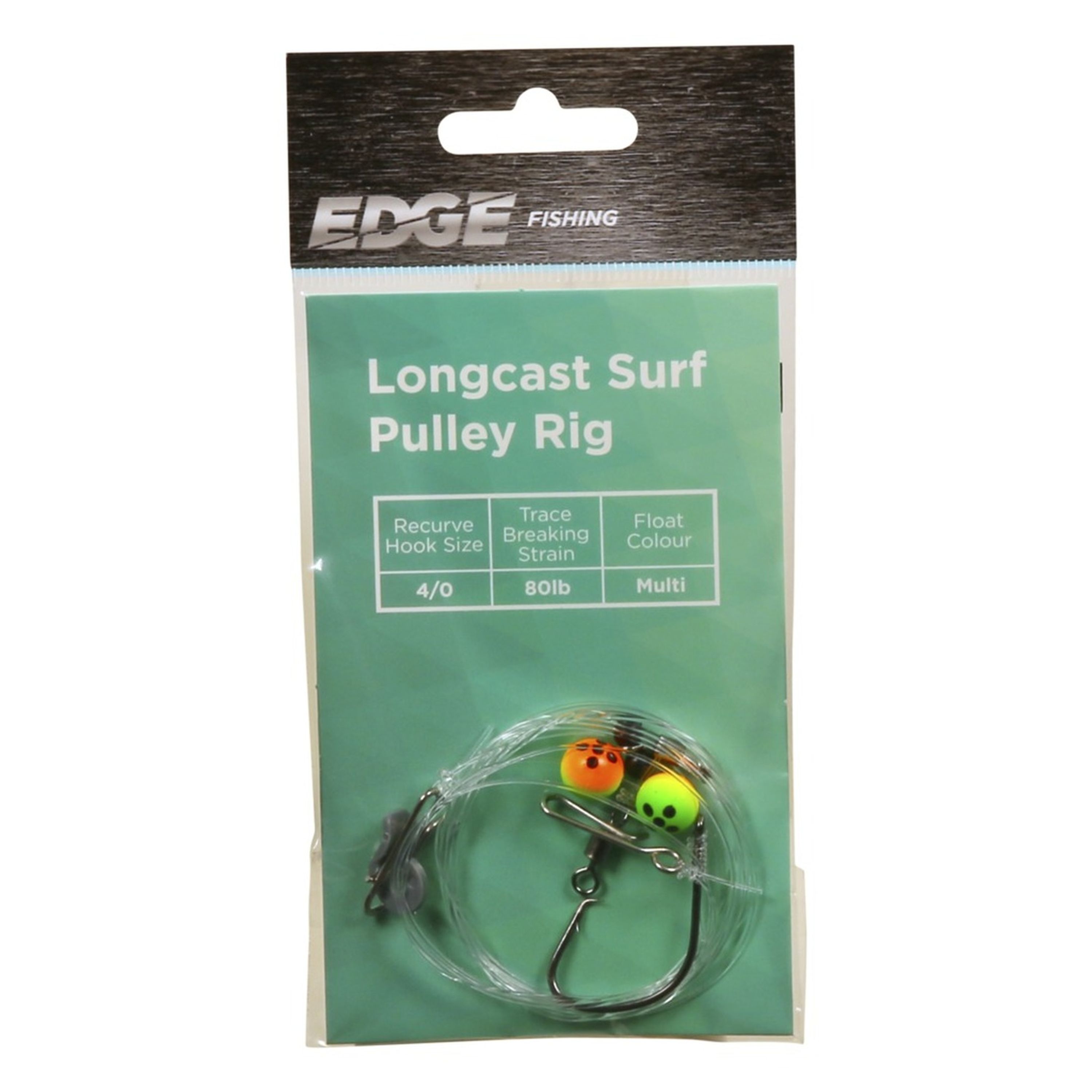 Edge Long Cast Multicolour Surf Pully Rig 4/0