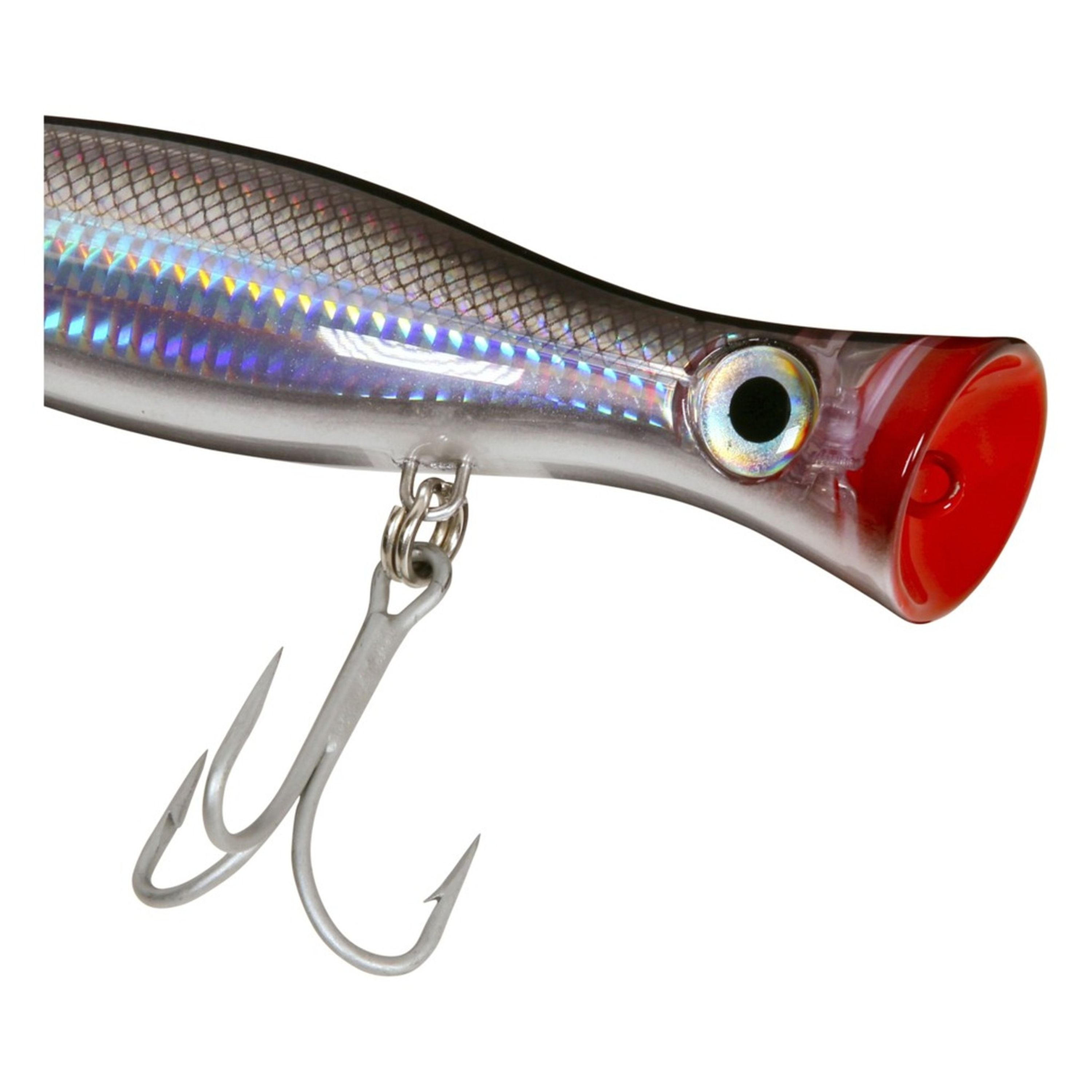 Edge Casting Poppers 160mm Red Head