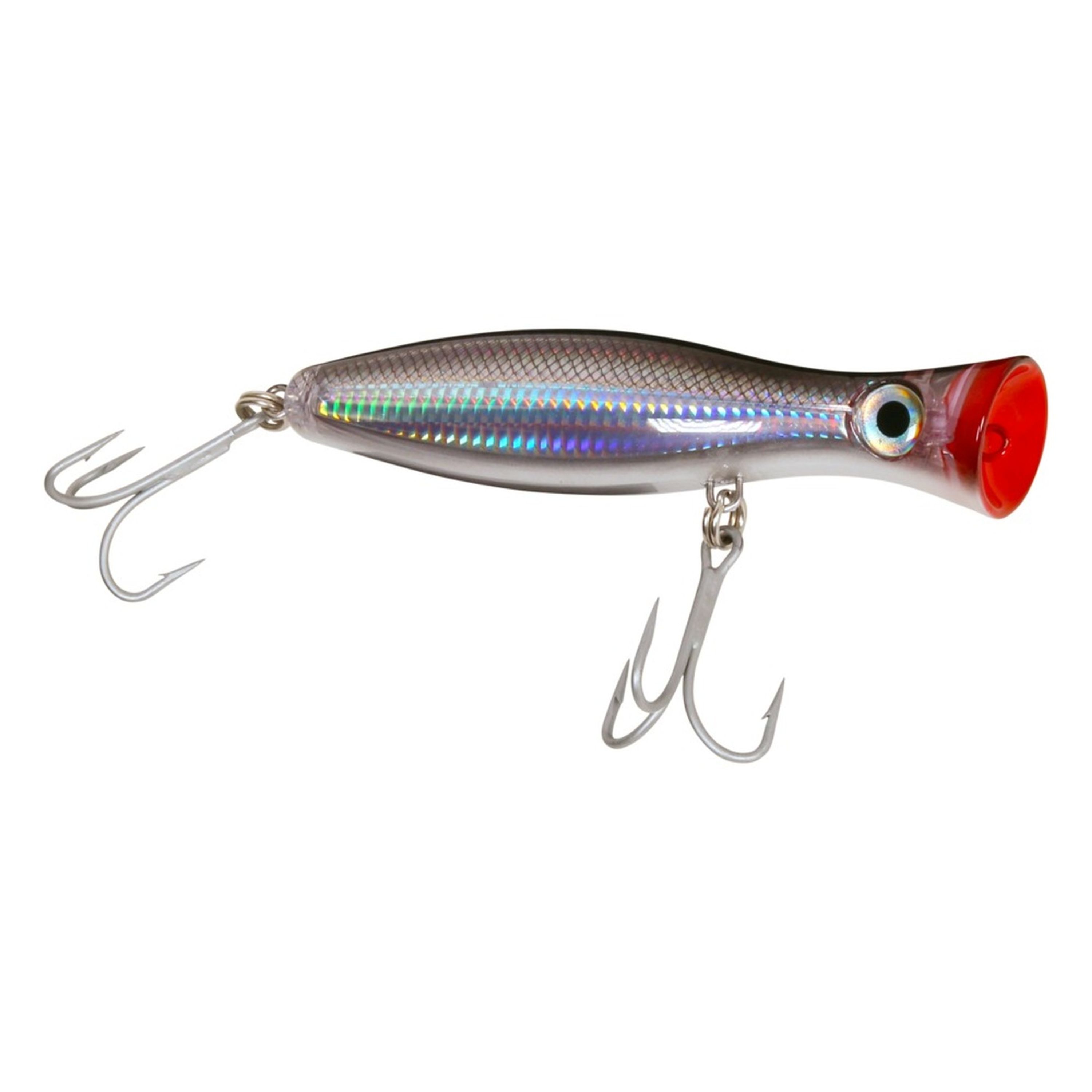 Edge Casting Poppers 160mm Red Head