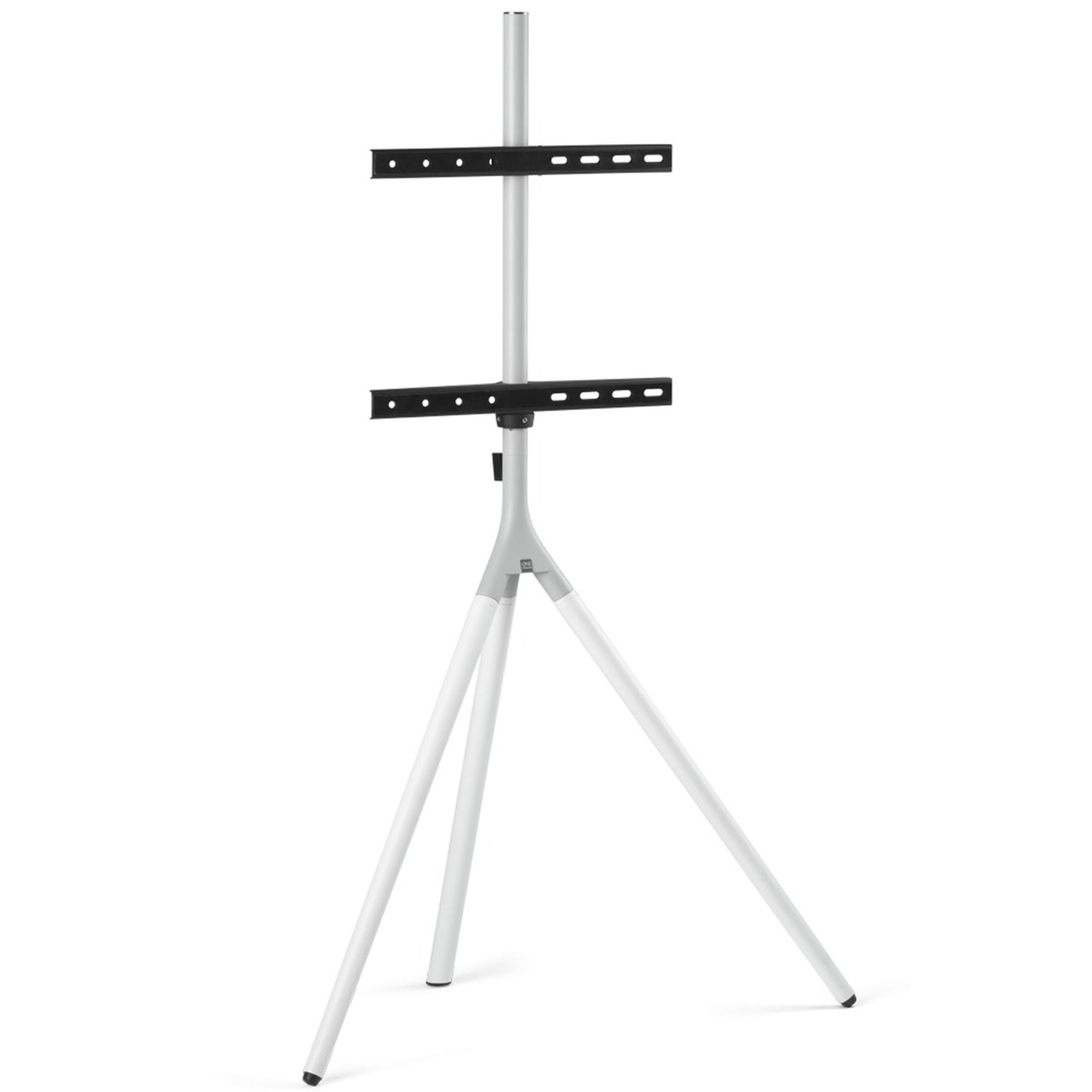 TV Stand Tripod  White Metal