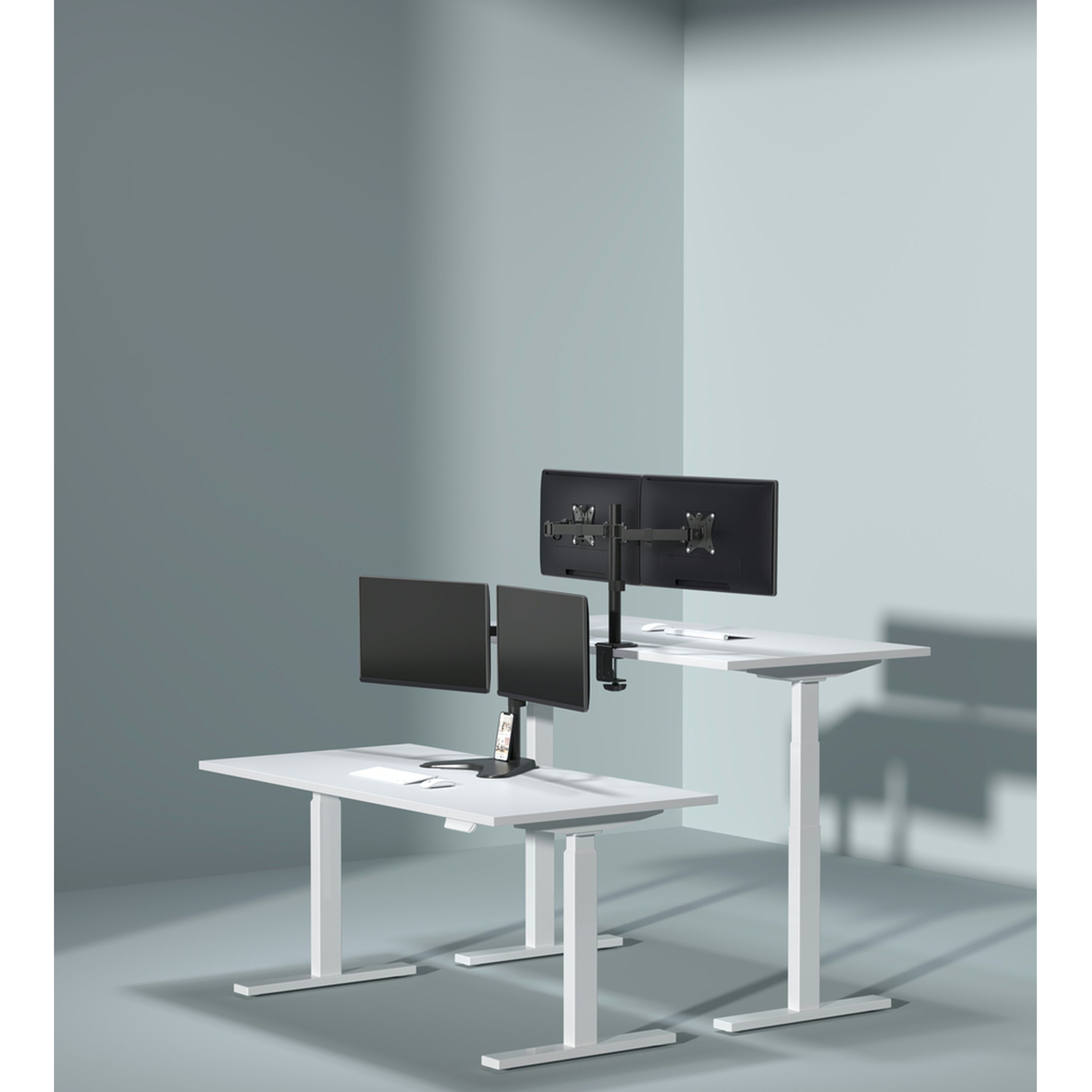 17-32 inch Dual Monitor Desk Stand 9Kg 