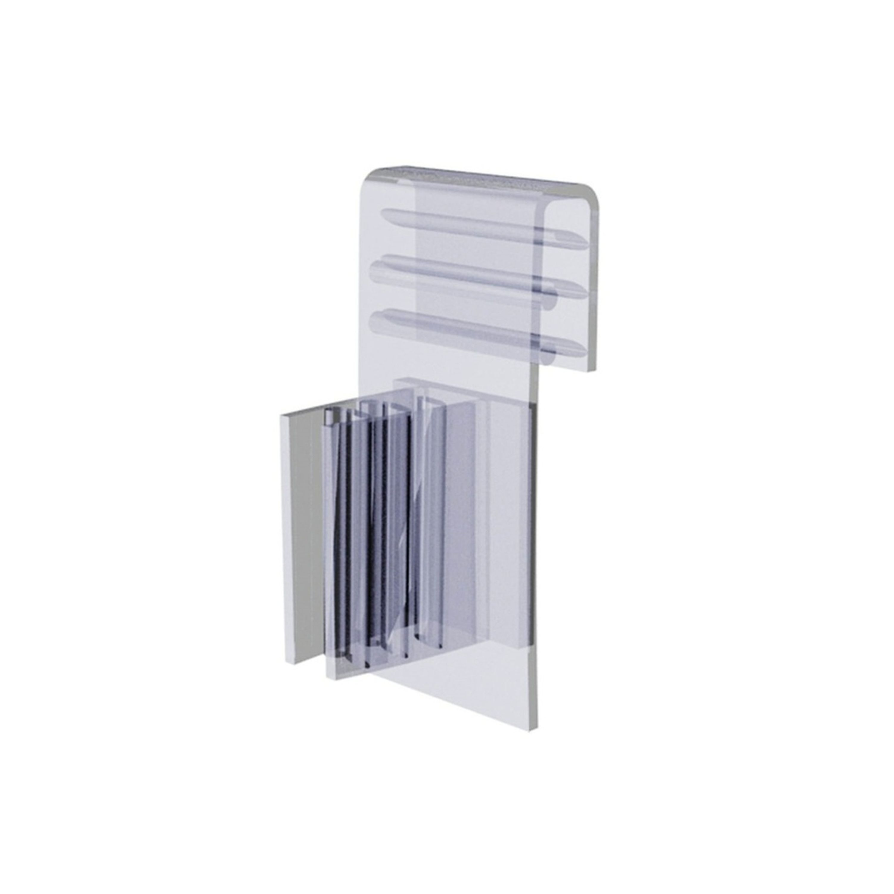 Vertical Clip-on Shelf Talker