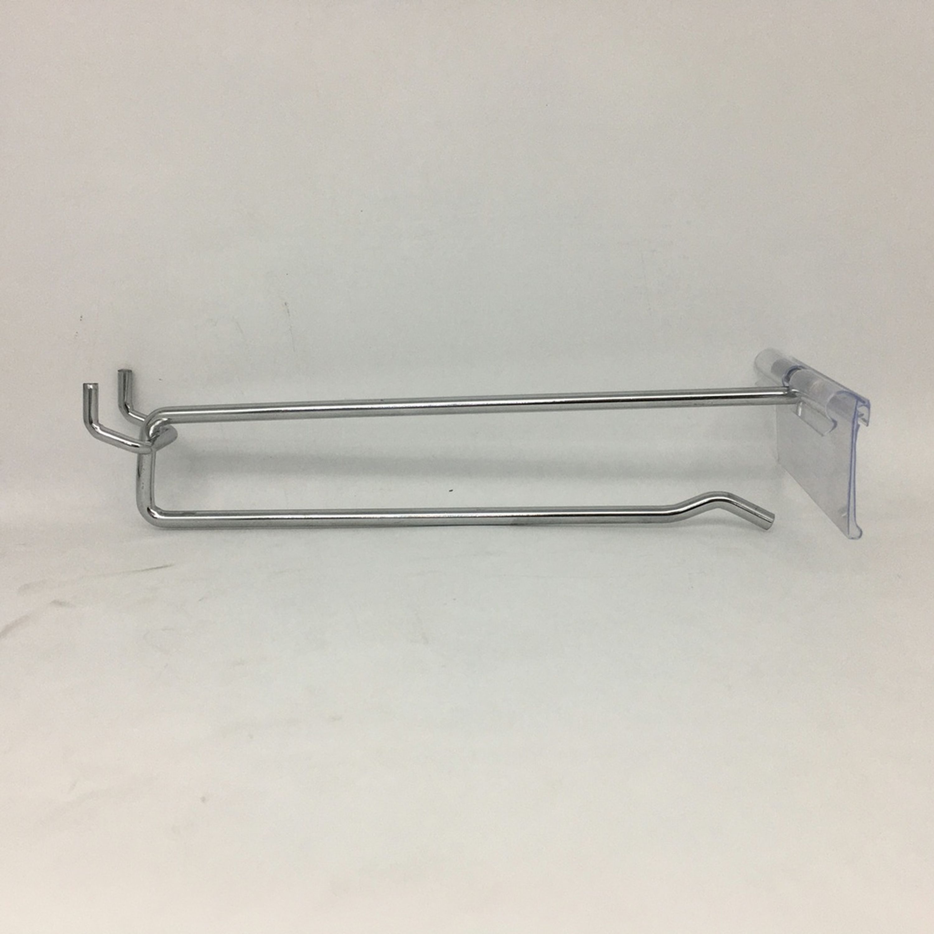PEG HOOK SHORT W/TAG HLD 150MM HNG LEN