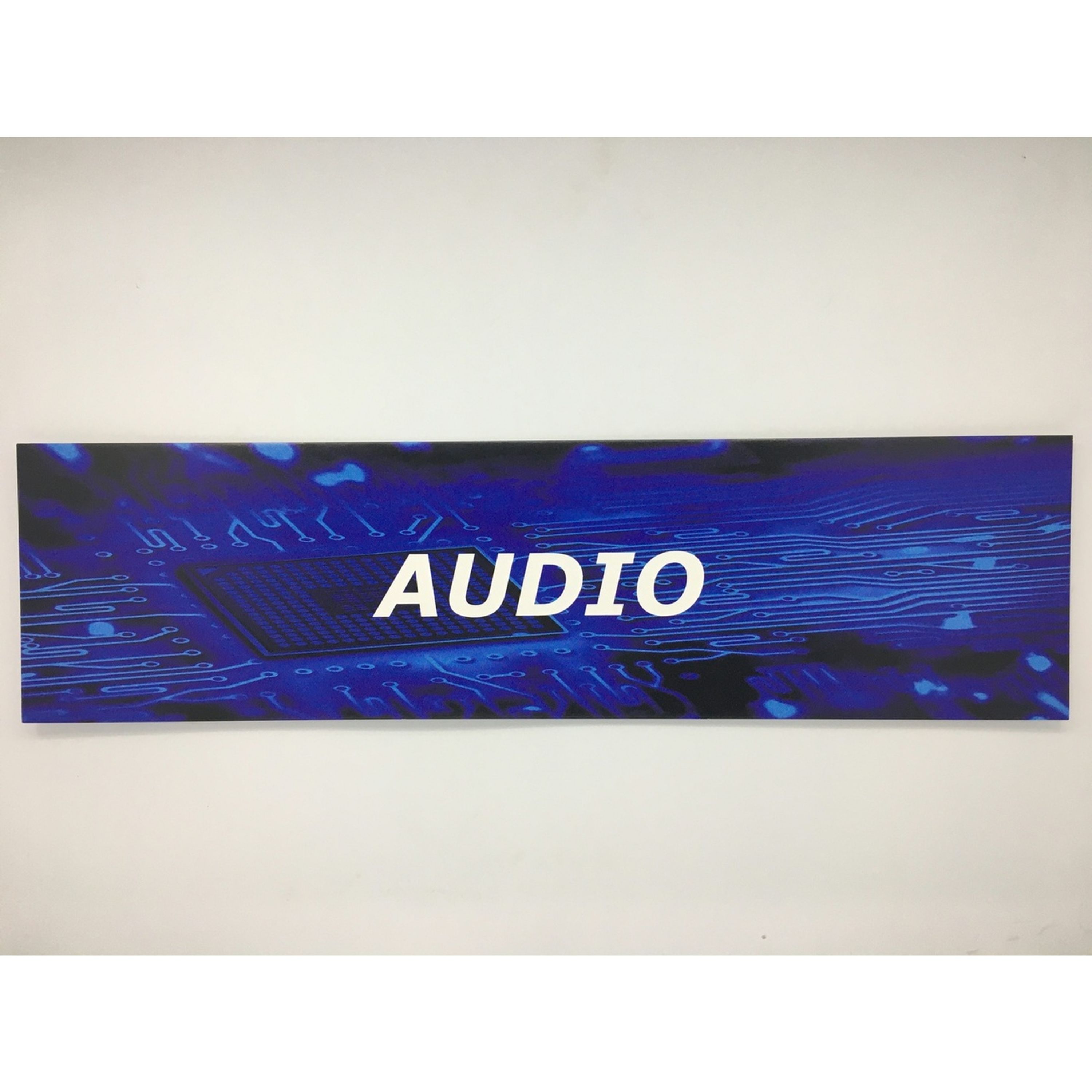 Resellers category sign blue AUDIO