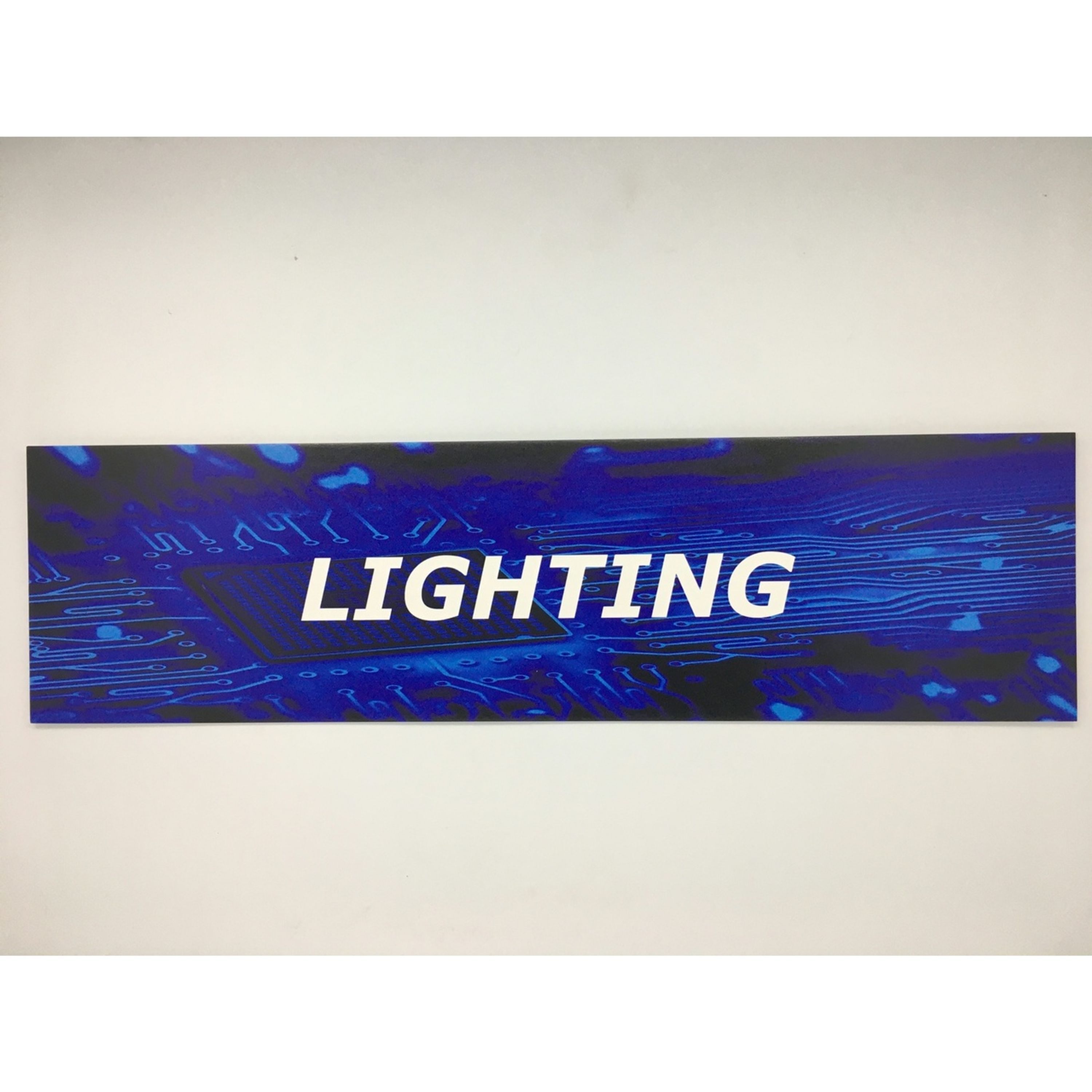 Resellers category sign blue LIGHTING