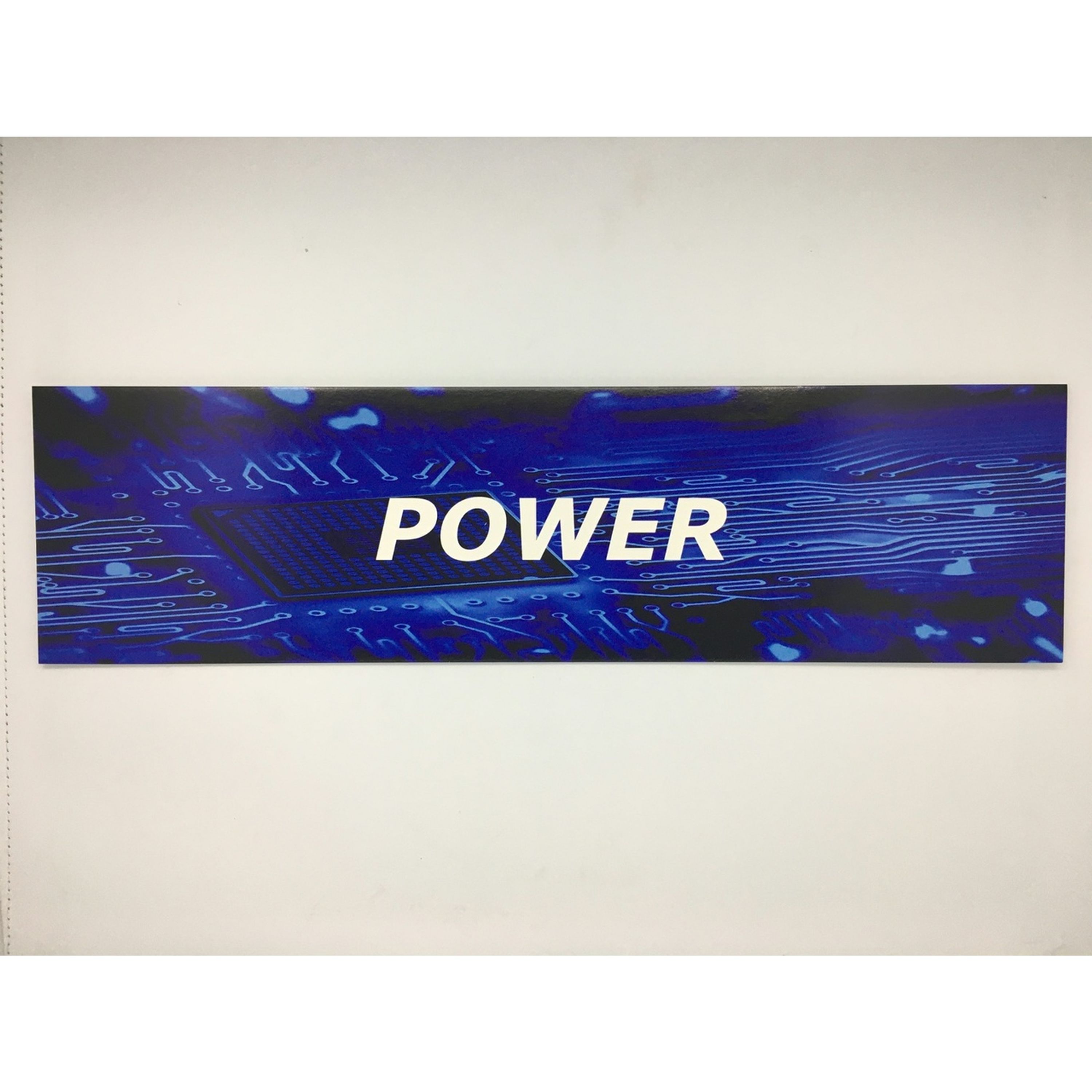 Resellers category sign blue POWER