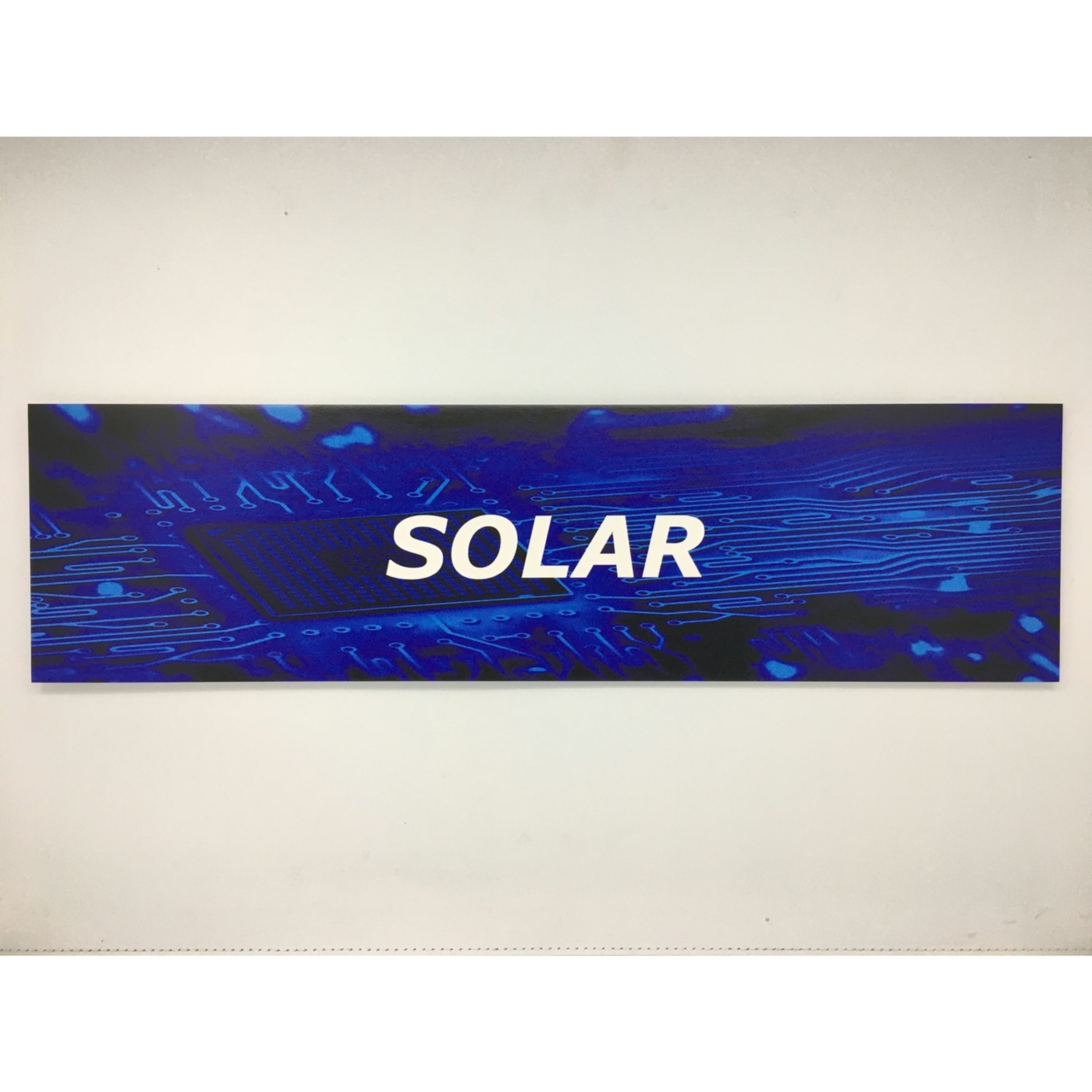Resellers category sign blue SOLAR
