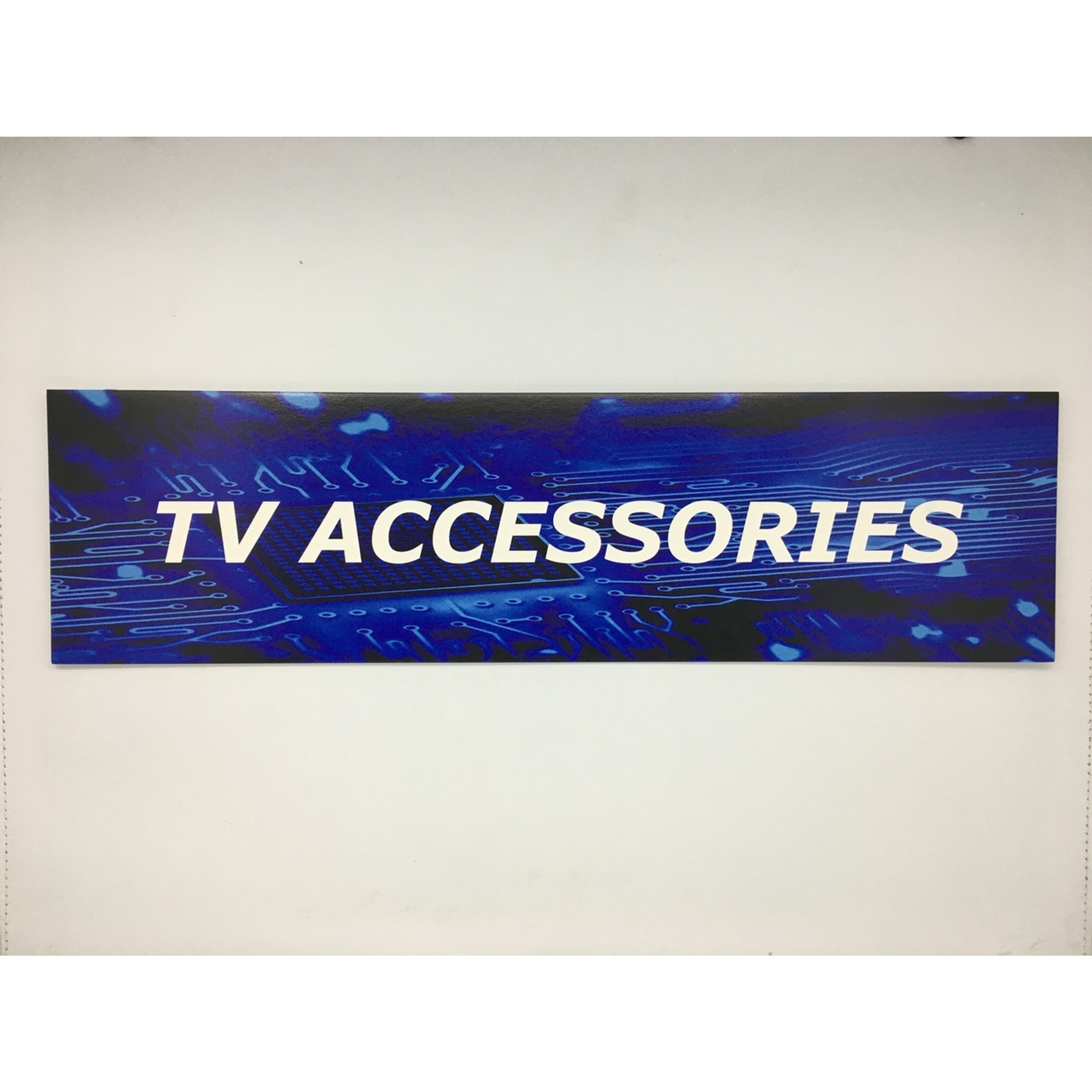 Resellers category sign blue TV ACC.