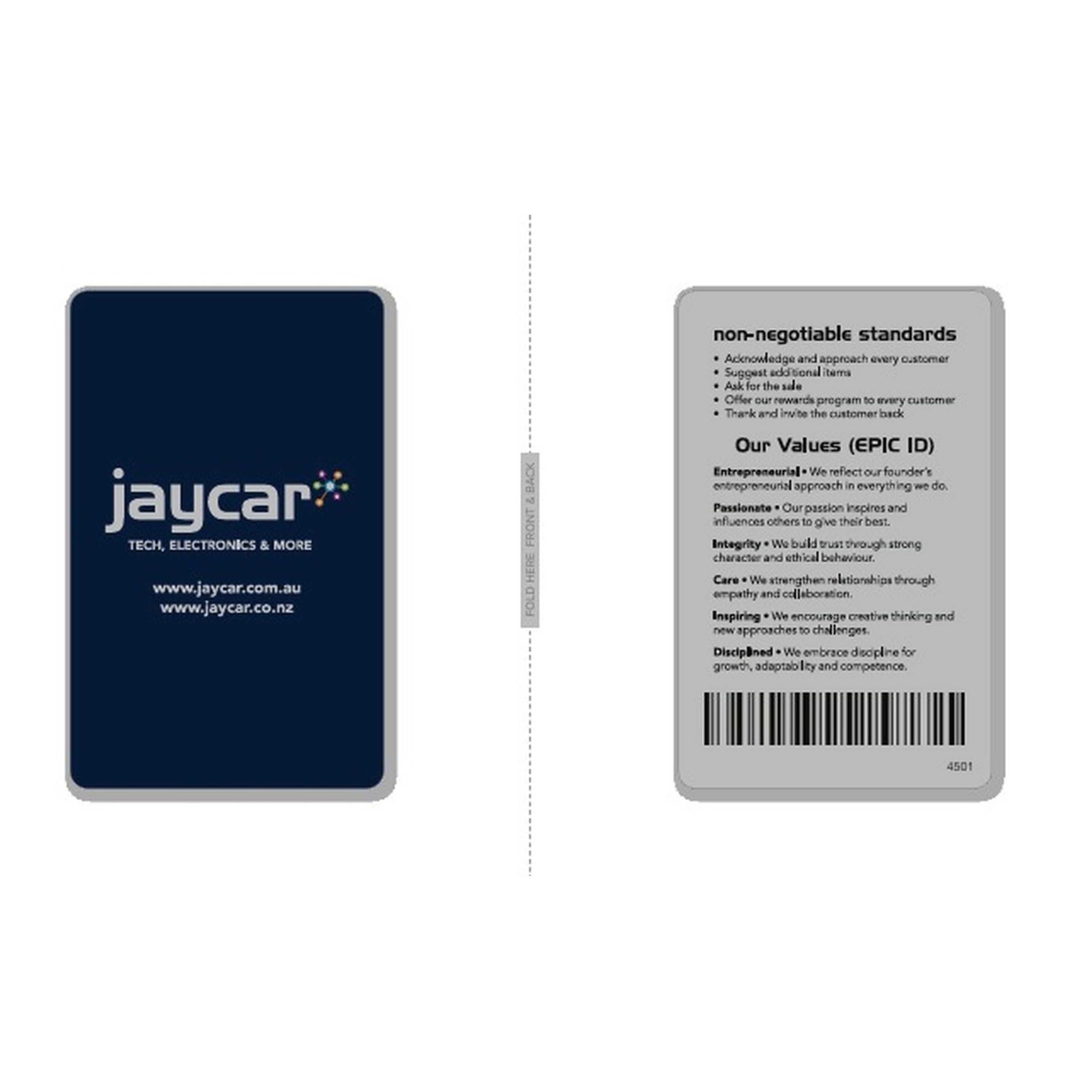 STAFF ID CARD JAYCAR
