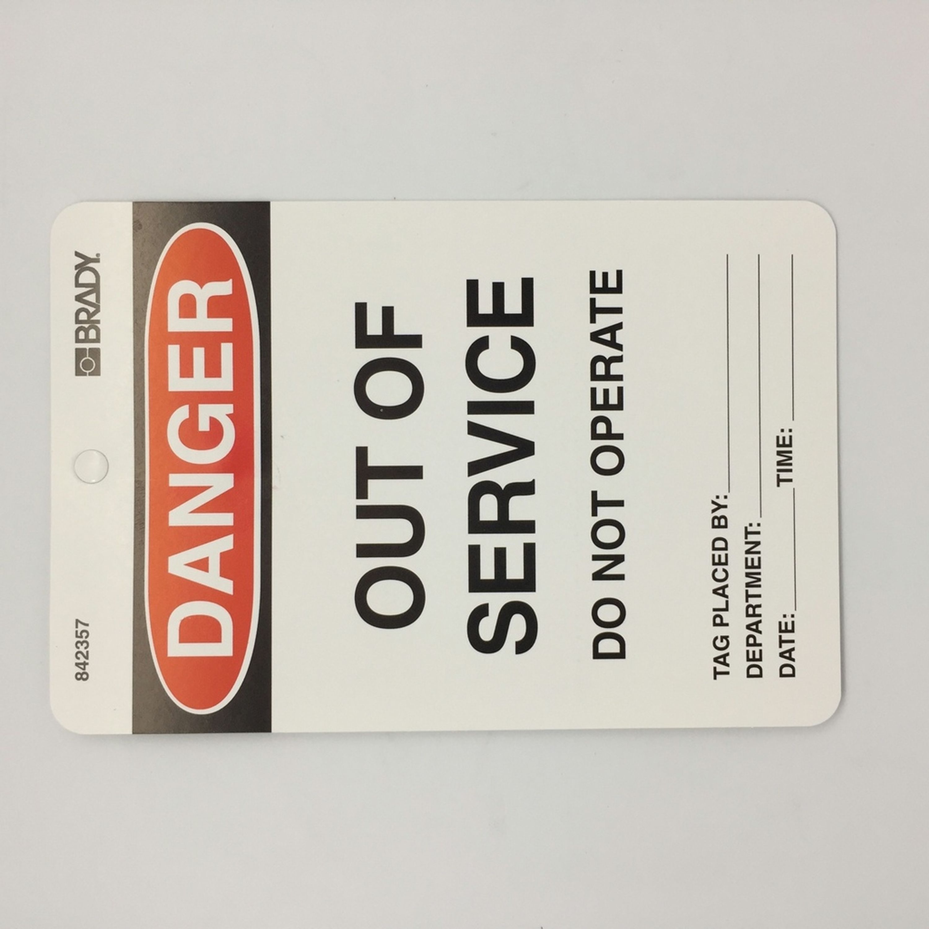 Out of Service Tag Packet of 10