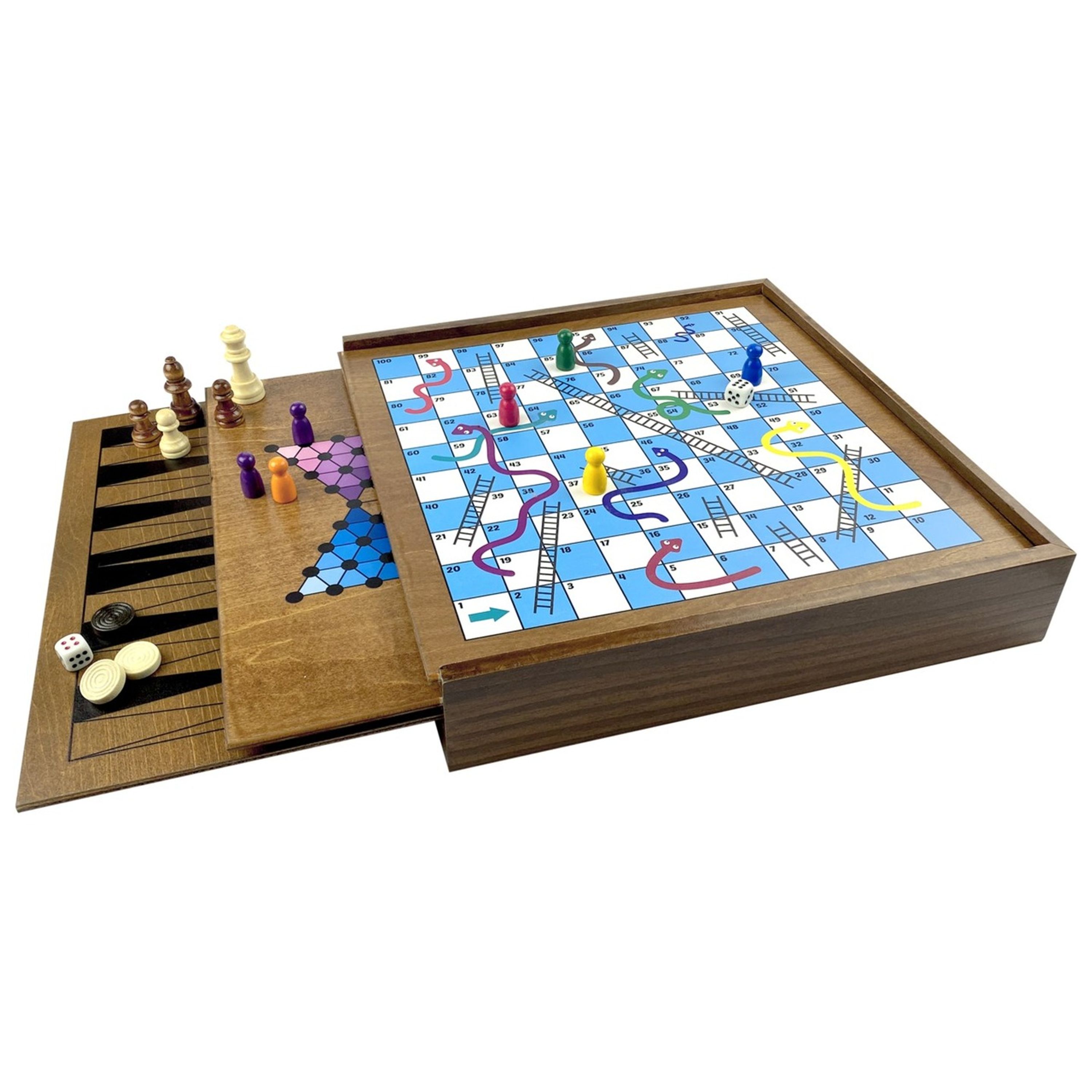 Australian Geographic 7 in 1 Board Game Set