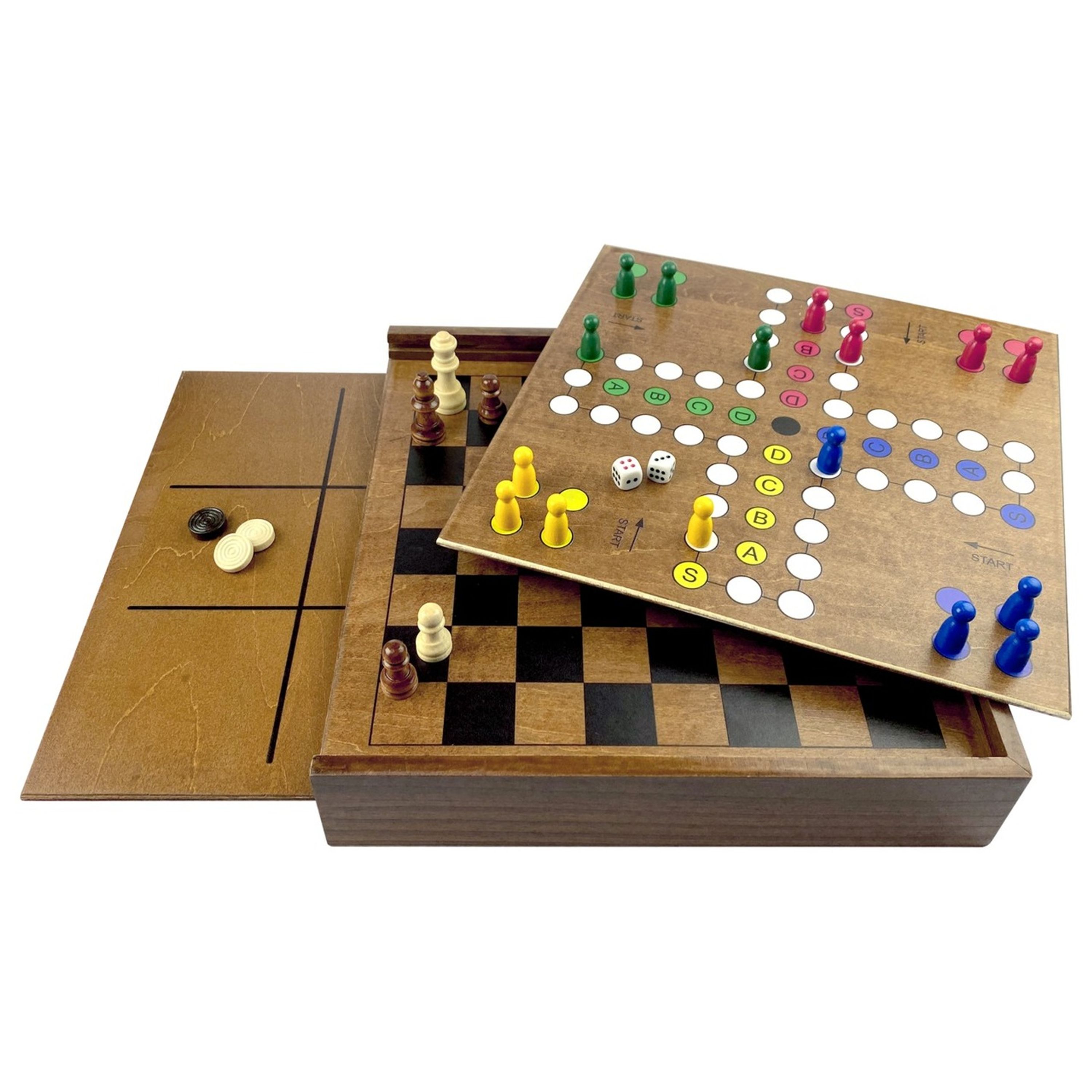 Australian Geographic 7 in 1 Board Game Set