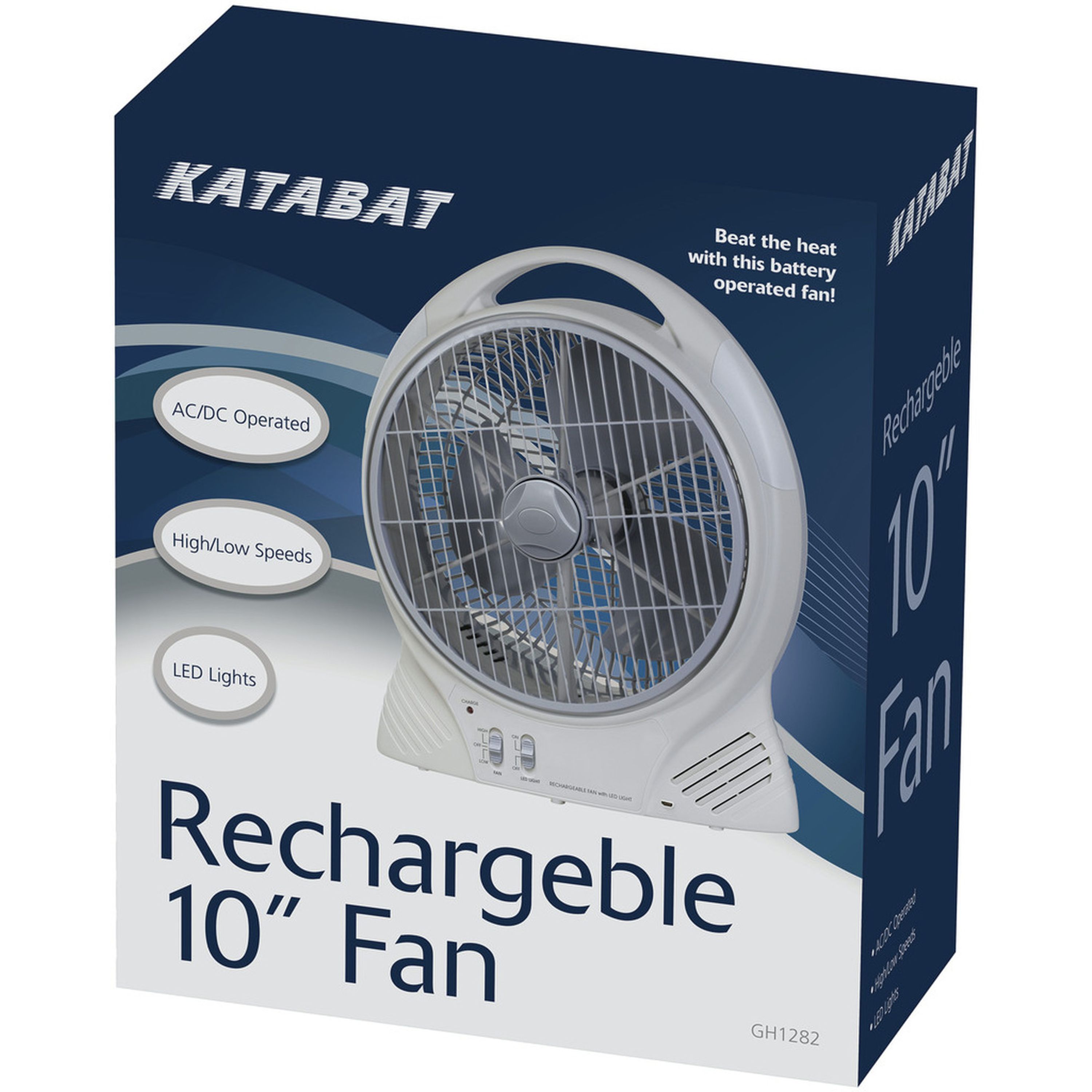 Rechargeable 10 Inch Electric Fan