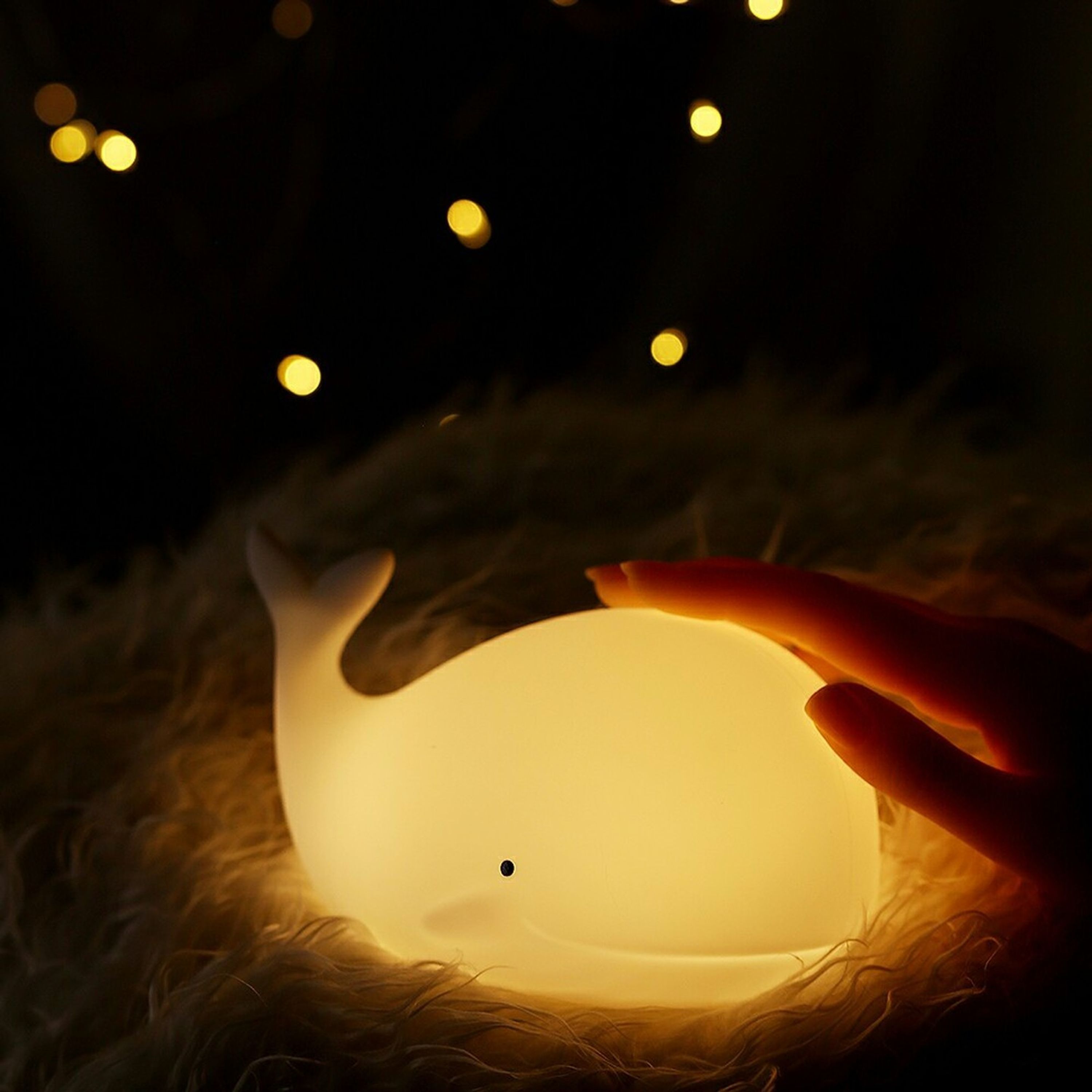 Rechargeable Whale Night Light