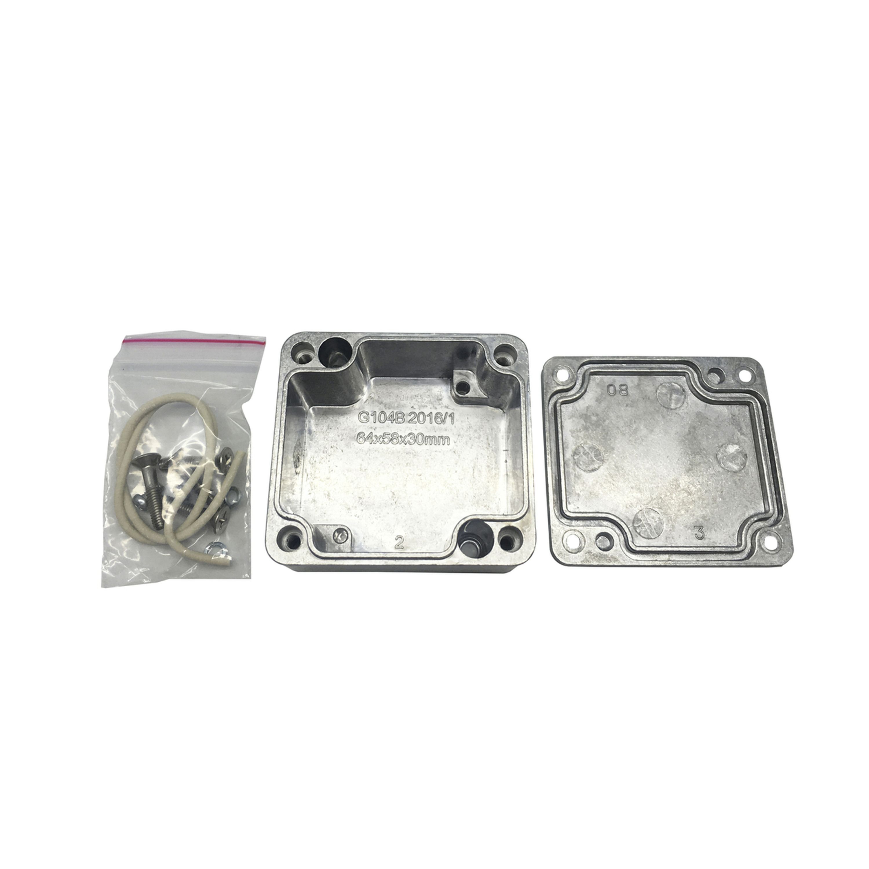 Sealed Diecast Aluminium Enclosure - 64 x 58 x 35