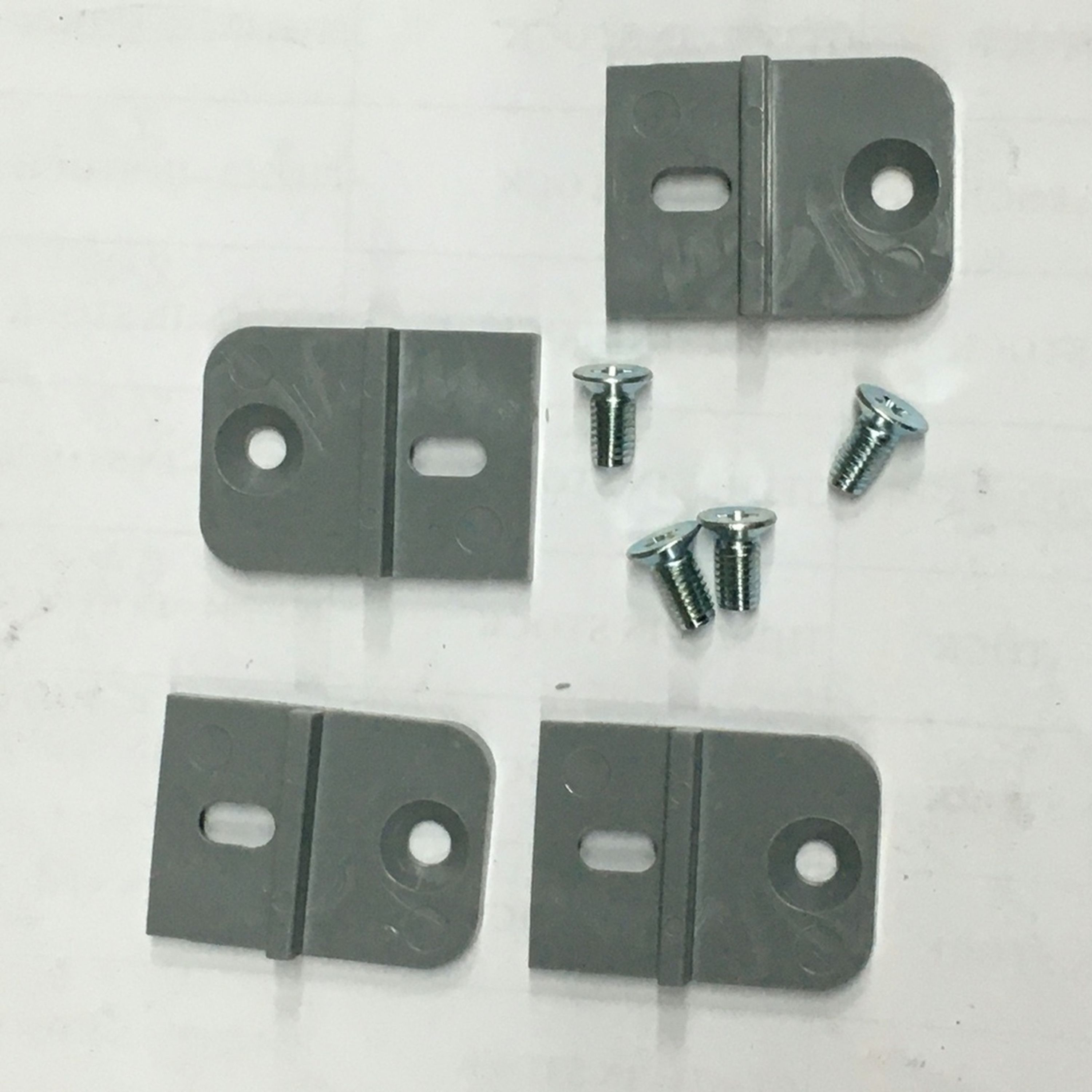 MNT PLATE SET DARK GRY W/SCREW 4PCE