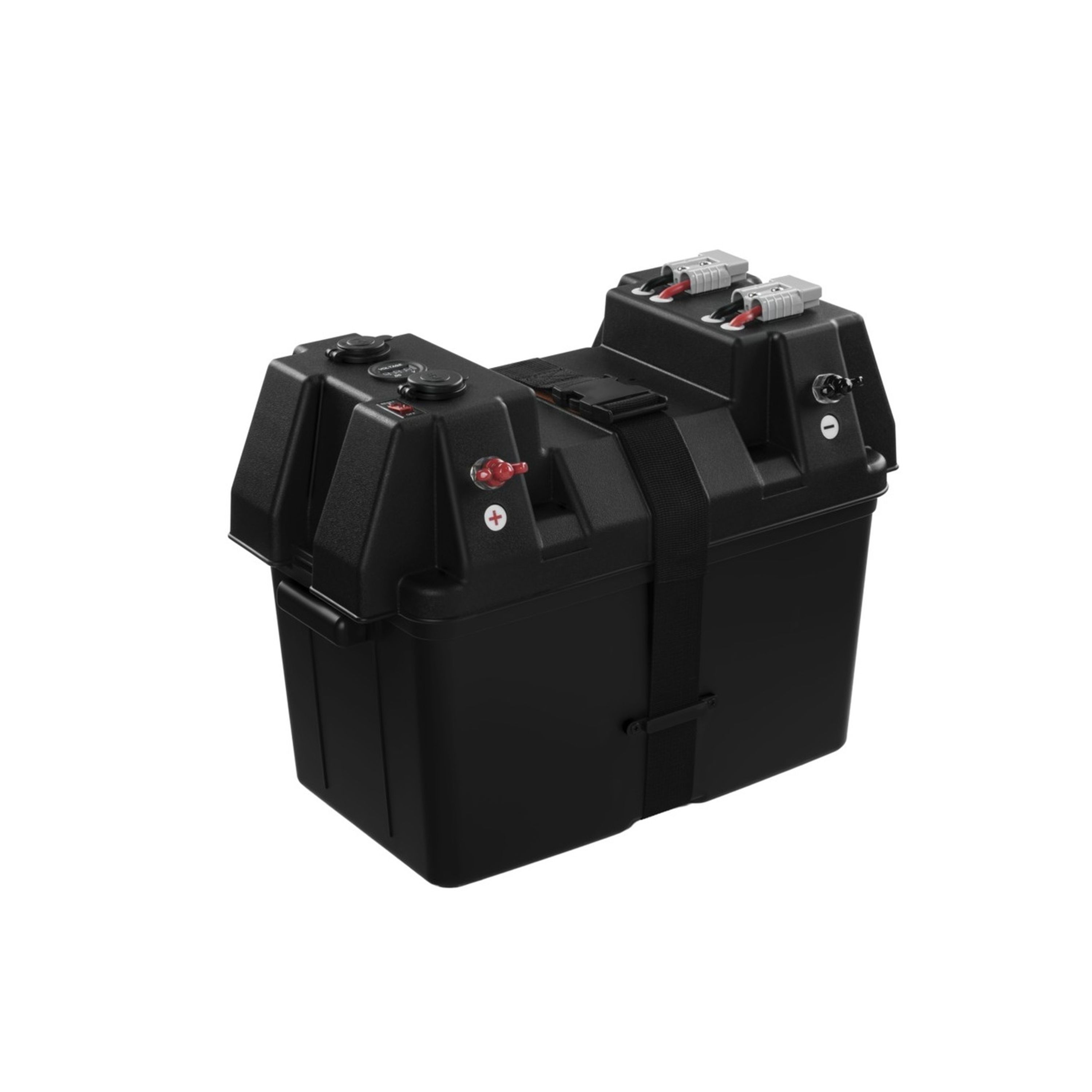 Powertech Battery Box with Power Accessories
