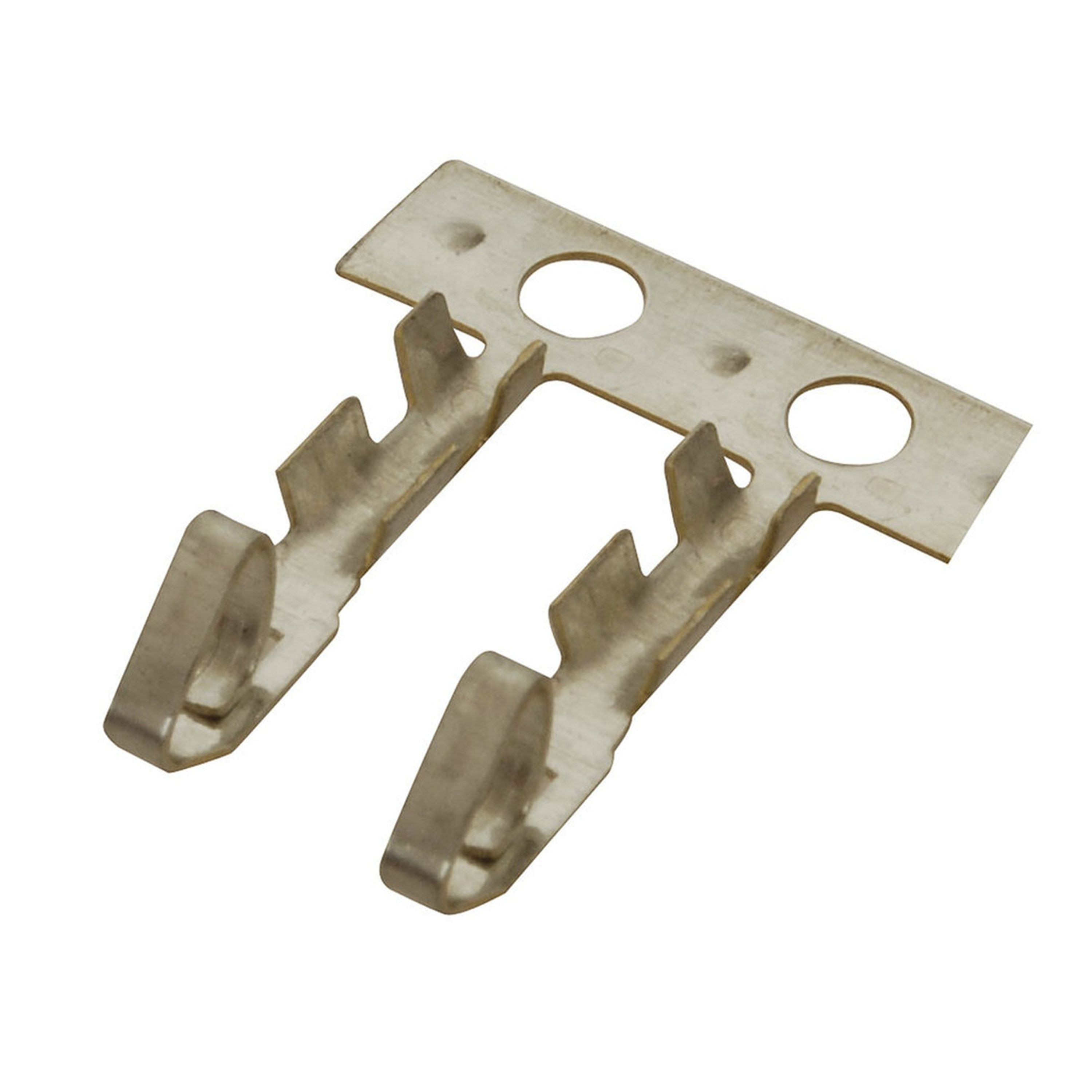 2 Pin 0.1in Header with Crimp Pins - 2.54mm Pitch