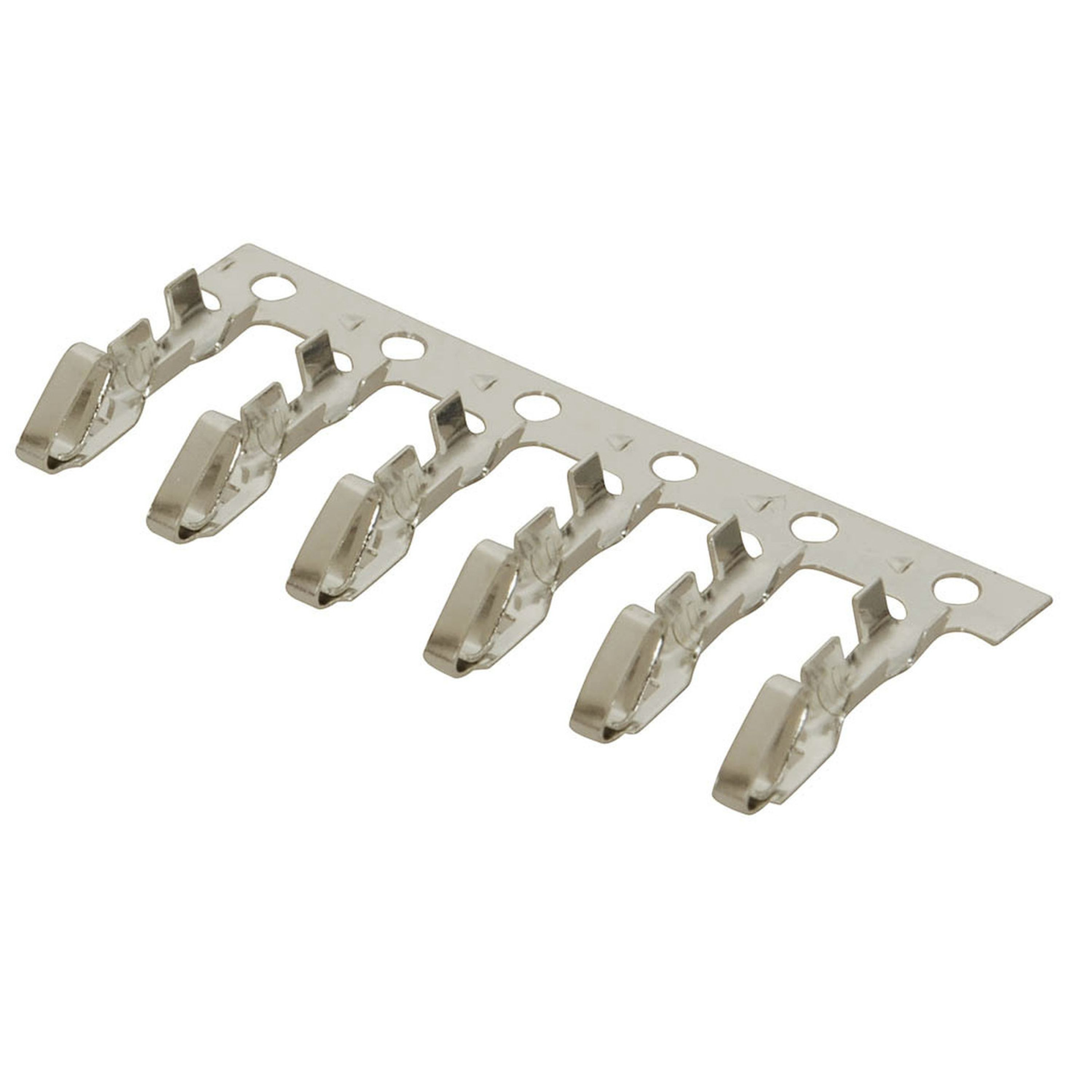 6 Pin 0.1in Header with Crimp Pins - 2.54mm Pitch