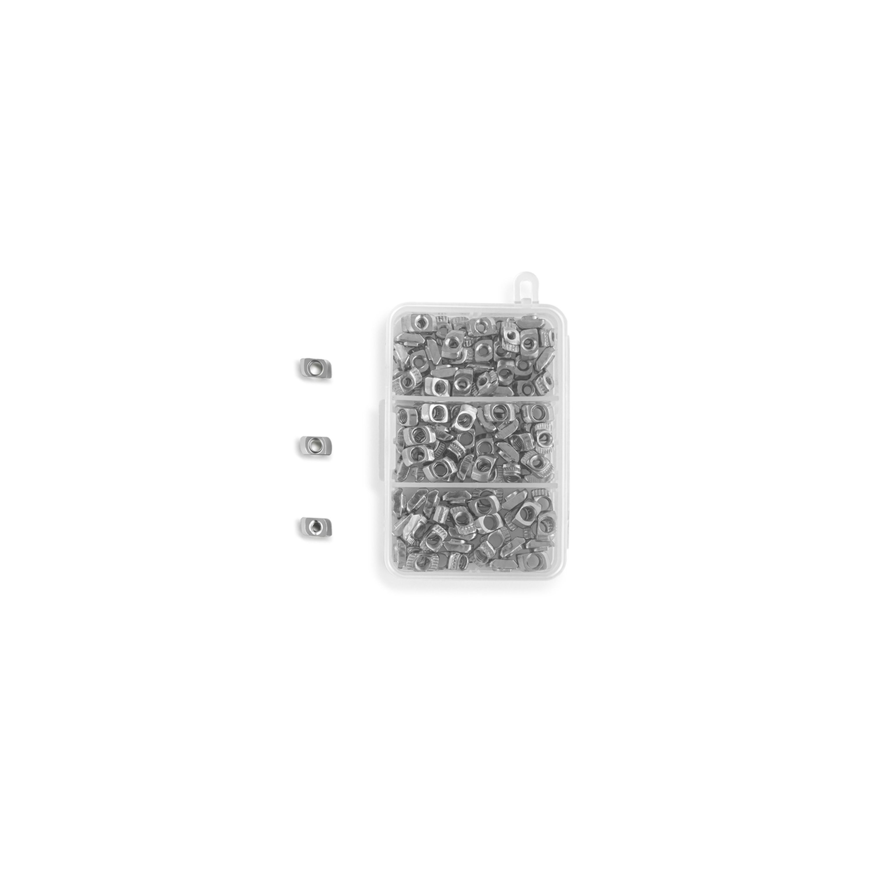 Nut Kit T-Hammerhead M3 M4 and M5 105 pieces