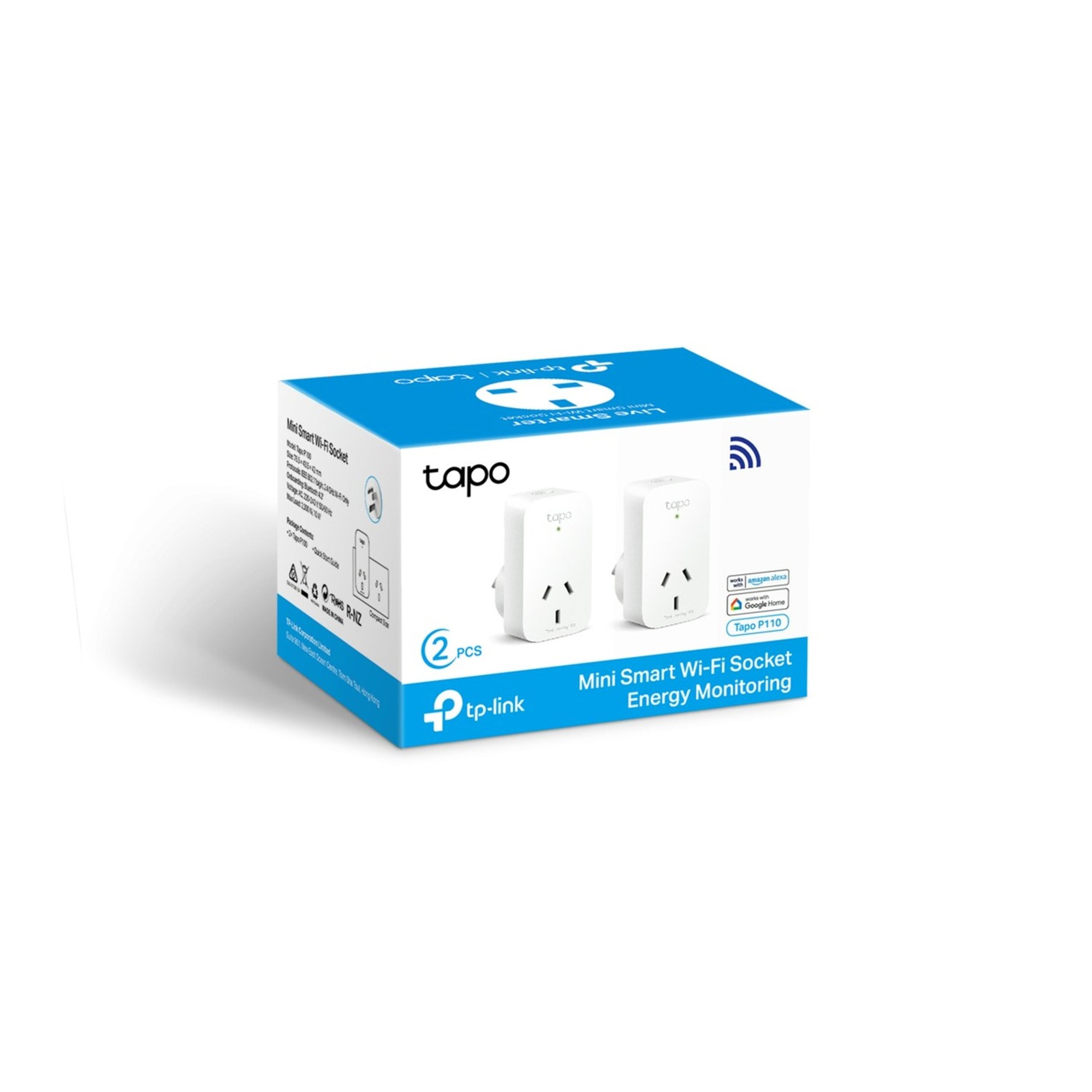 TP-LINK P110 Smart Plug WIFI 2 Pack