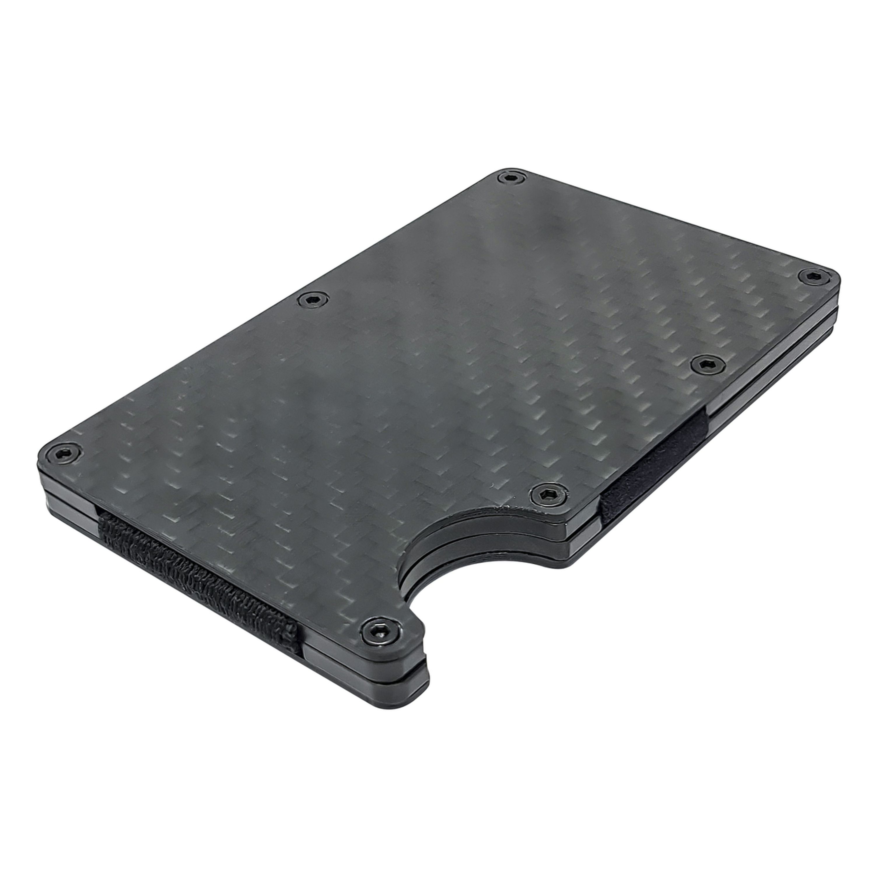 Carbon Fibre and Aluminium Card Holder with RFID Blocker