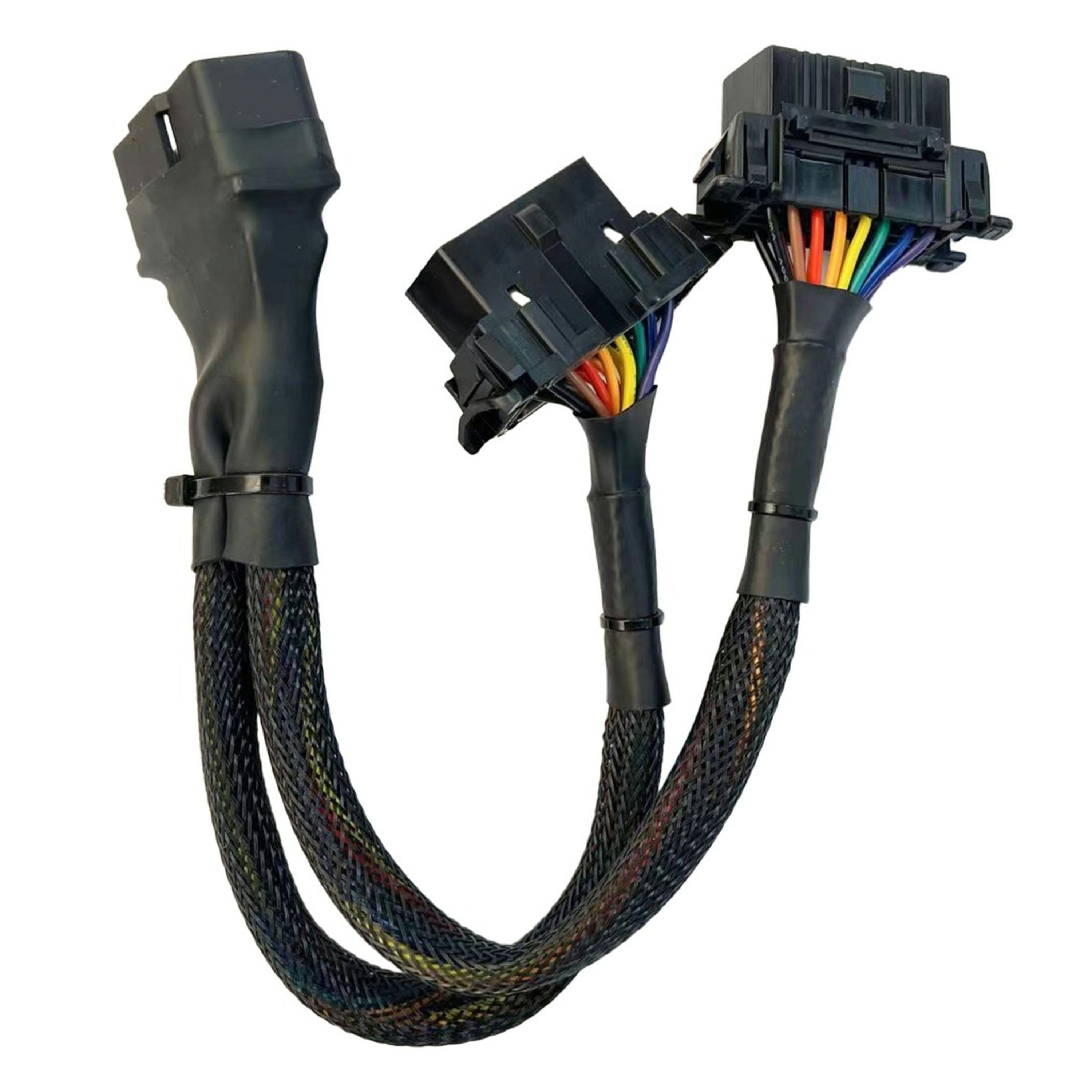 OBD-II Splitter Cable 30cm - Plug to 2 x Sockets