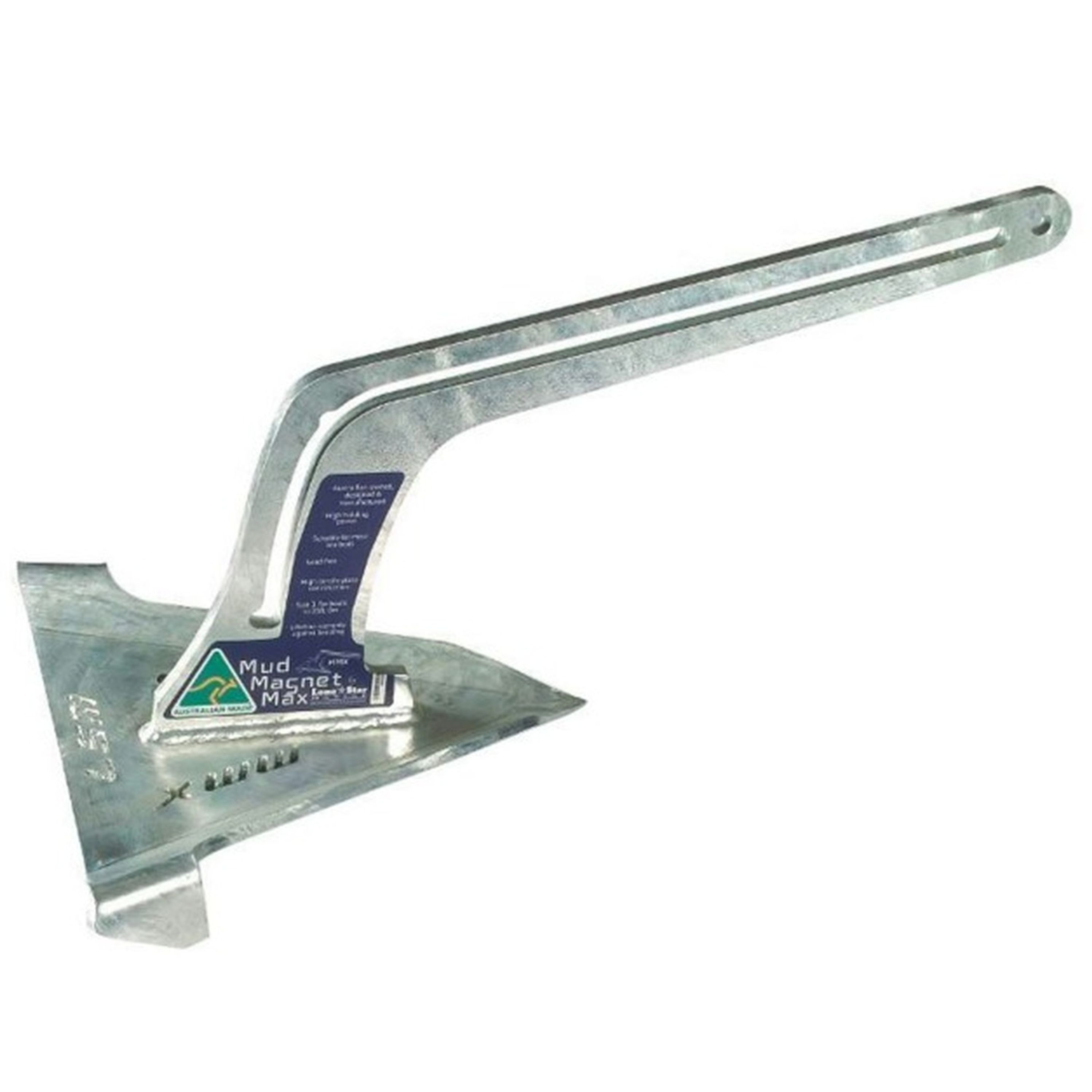 Lone Star MMX-2 6kg Galvinsed Anchor max 6.5m boats