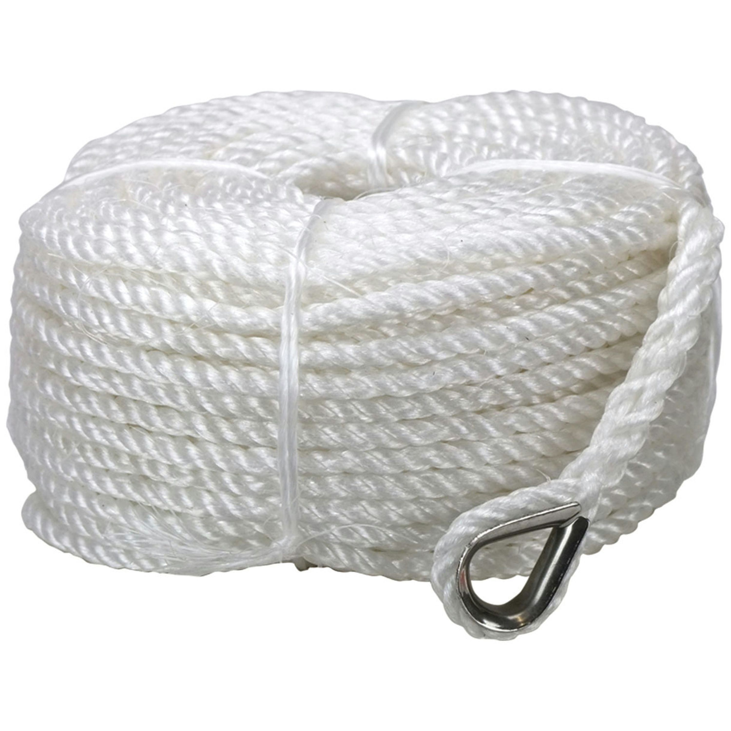 Pre-Made Anchor Lines - 6mm Rope x 30metre 3 Strand