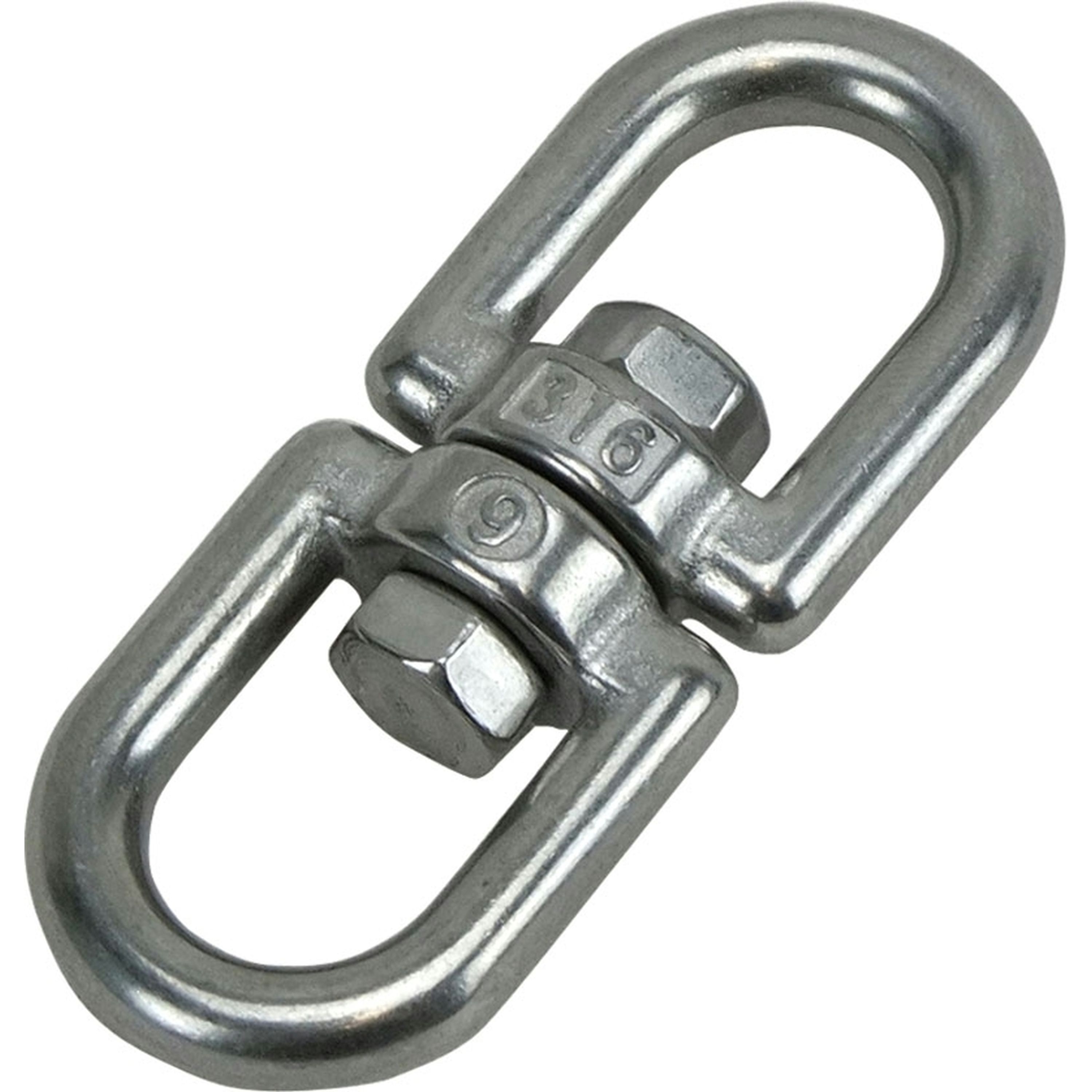Eye Type Anchor Swivels - Stainless Steel - 8mm Max Working Load 2500kg