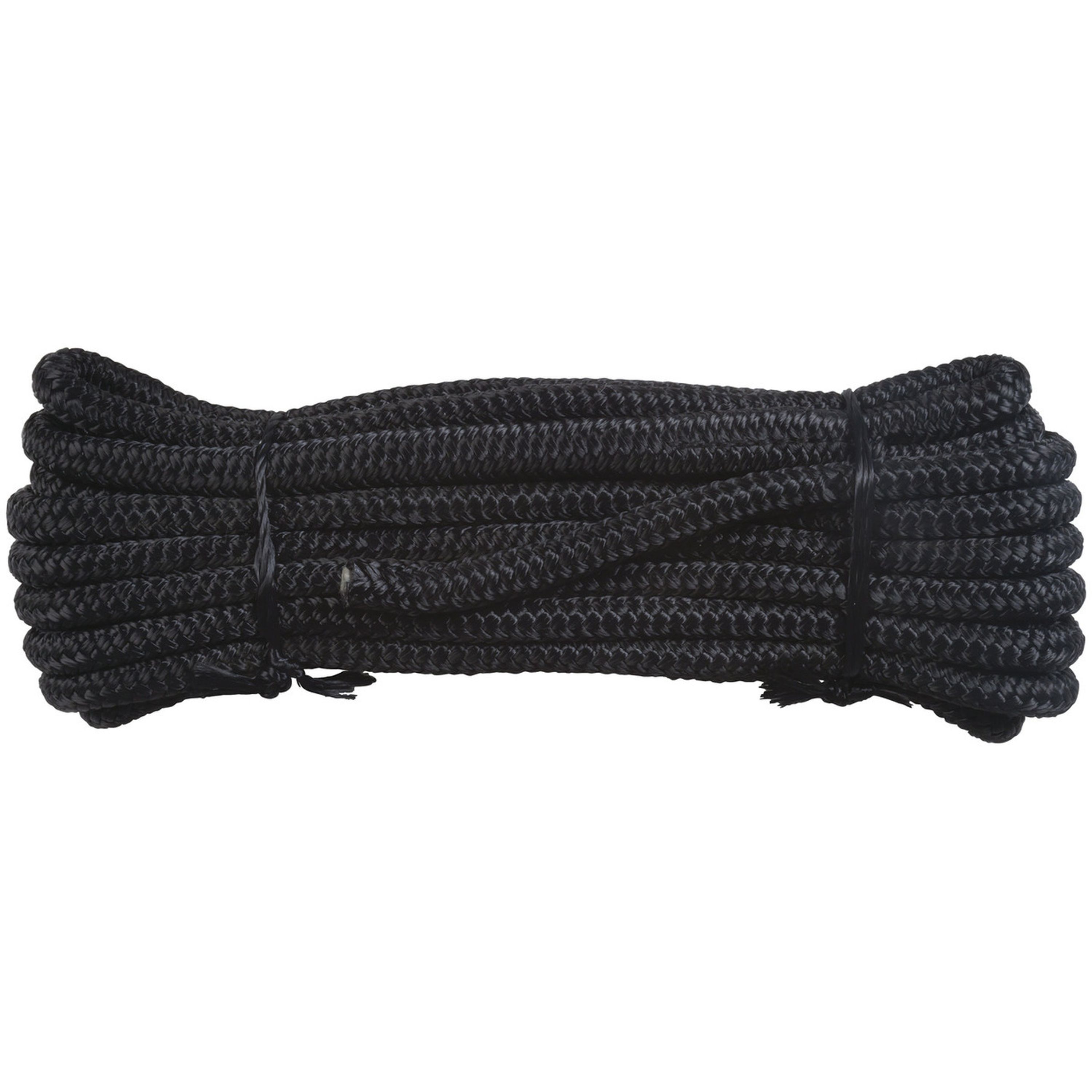 Black Nylon Mooring/Dock Line 10mm x 7m
