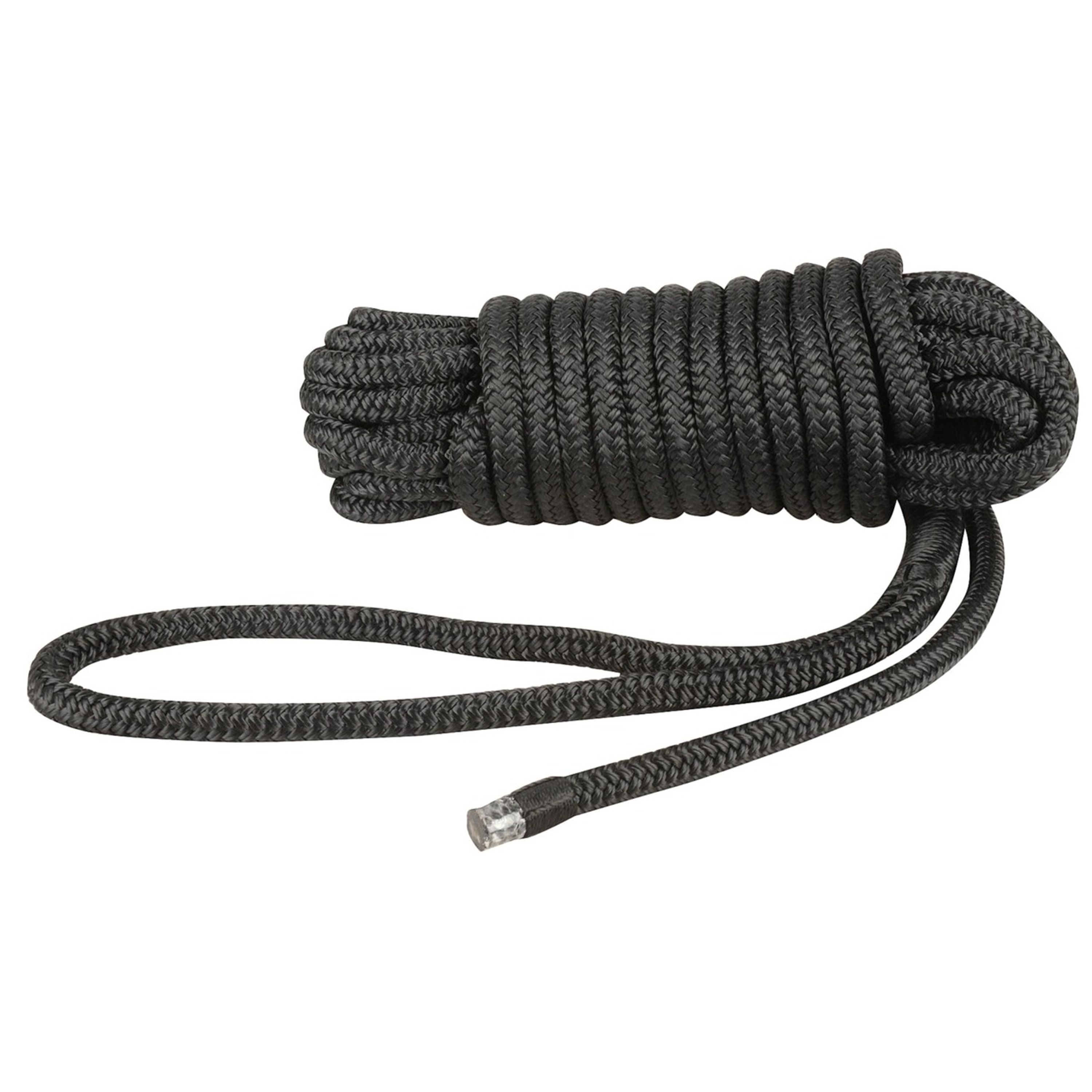 Black Polypropylene Mooring/Dock Line 10mm x 10m